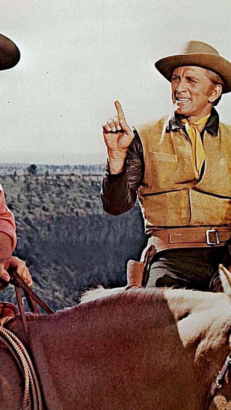 John Wayne a cavallo, western, 750x1334 Full HD Verticale, iPhone