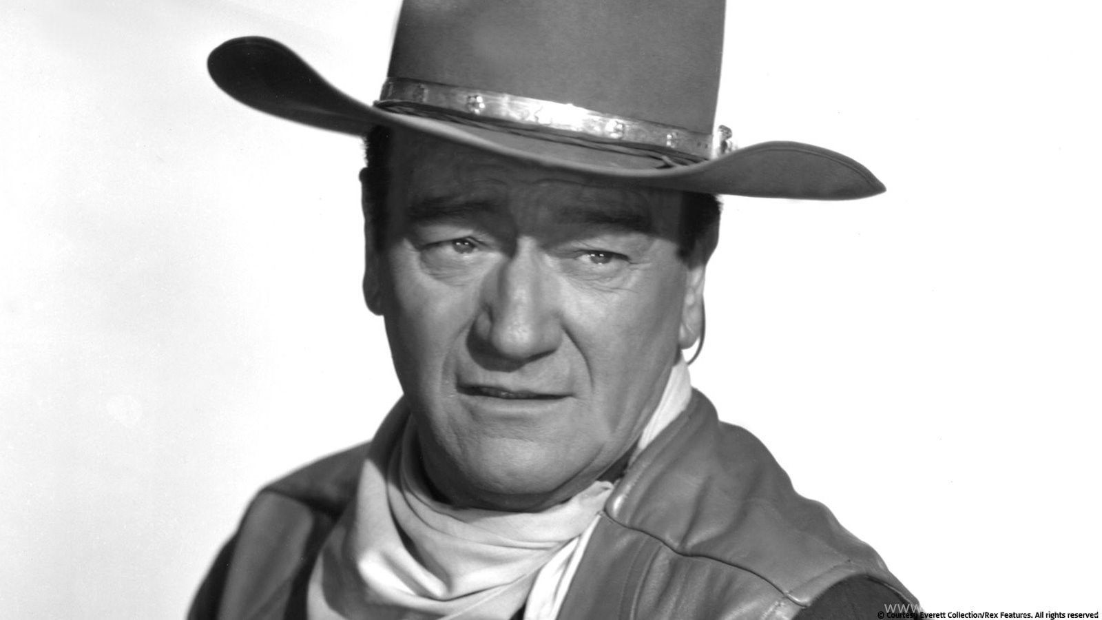 John Wayne ritratto bianco e nero, 1600x900 900p, Desktop