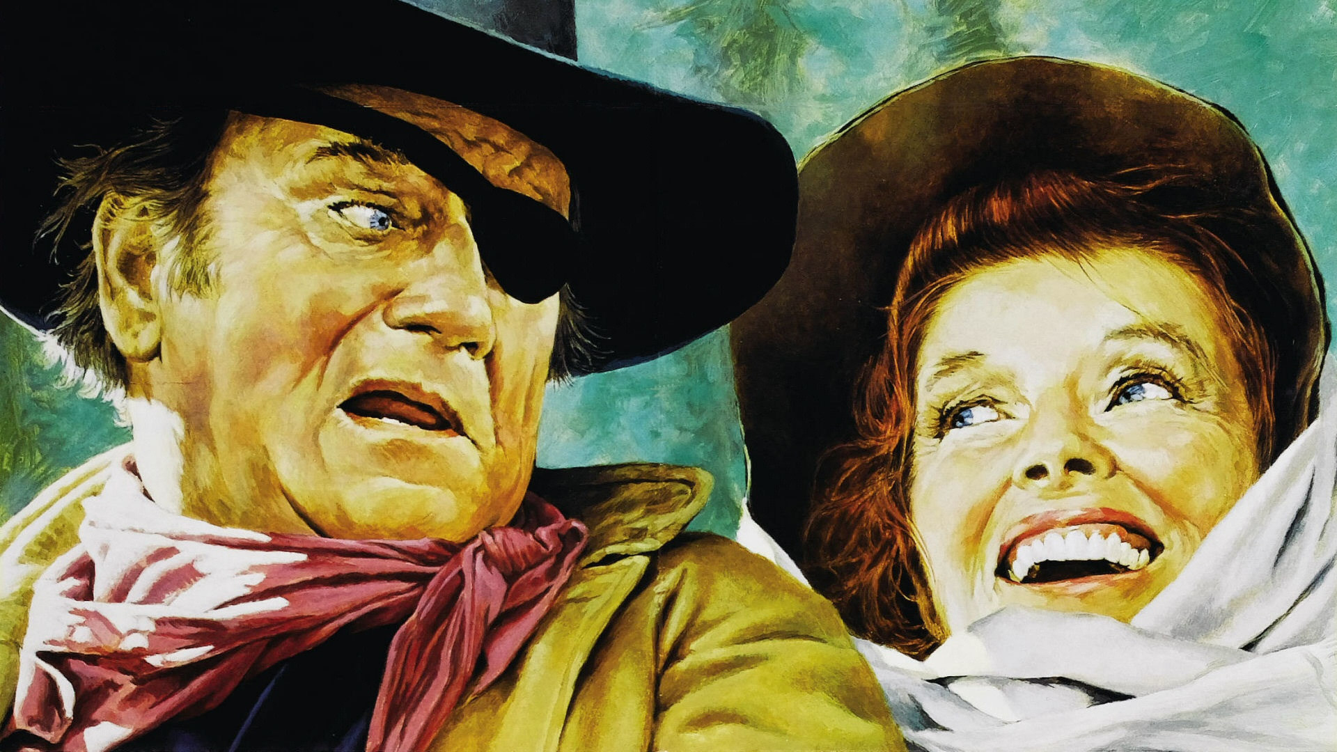 John Wayne dipinto western, 1920x1080 Full HD 1080p, PC