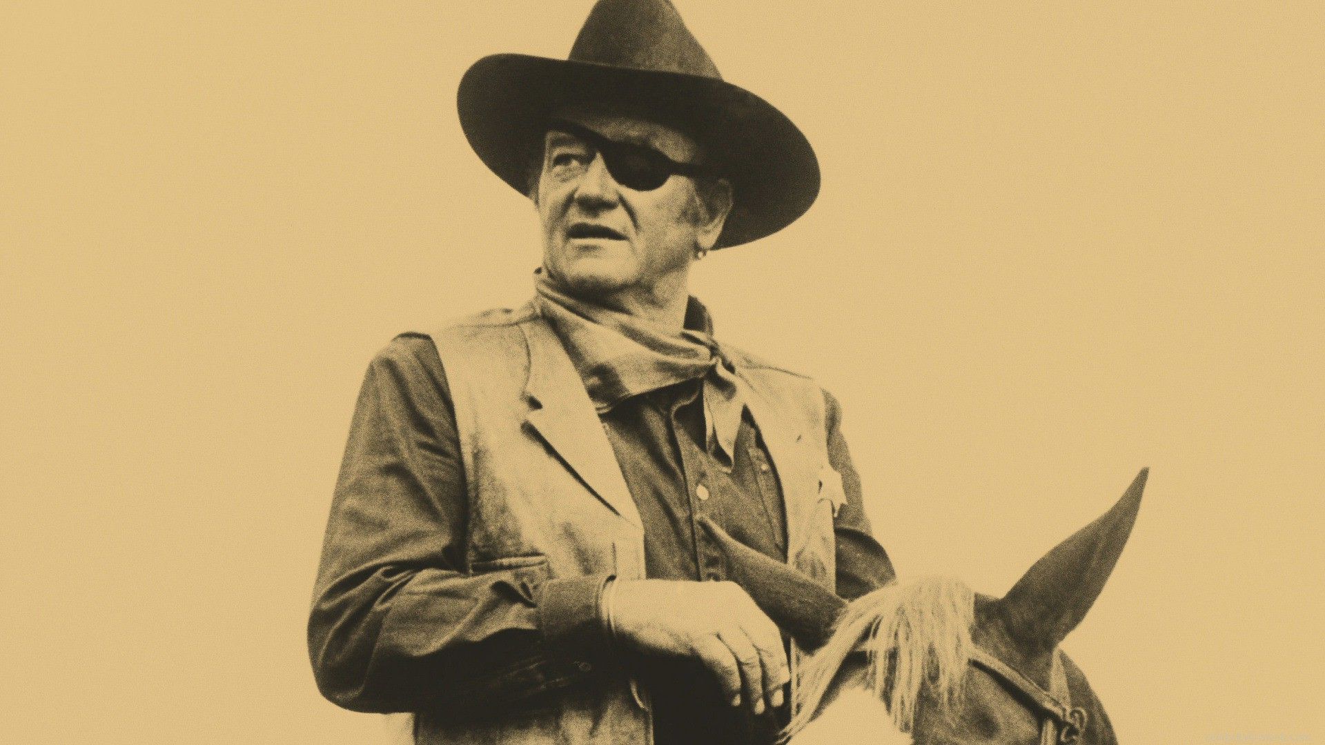 John Wayne a cavallo, 1920x1080 Full HD 1080p, PC