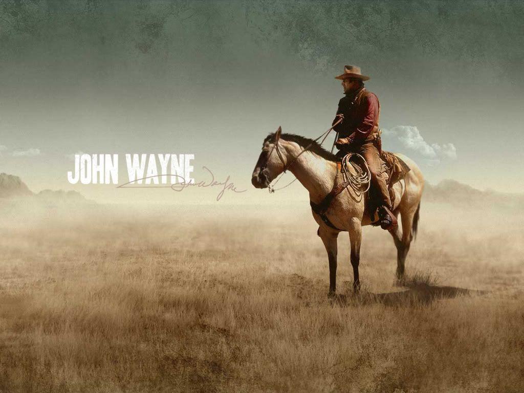 John Wayne a cavallo, prateria, western, 1024x768 HD, Desktop