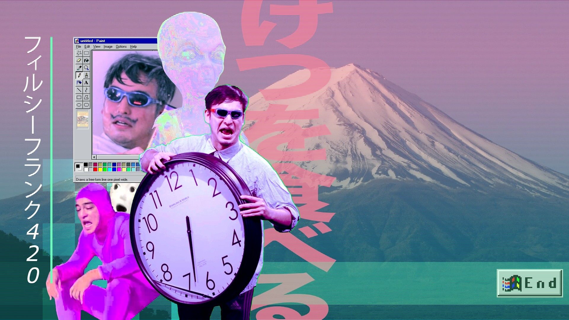 Pink Guy tra fiori bianchi, 1920x1080 Full HD, Desktop