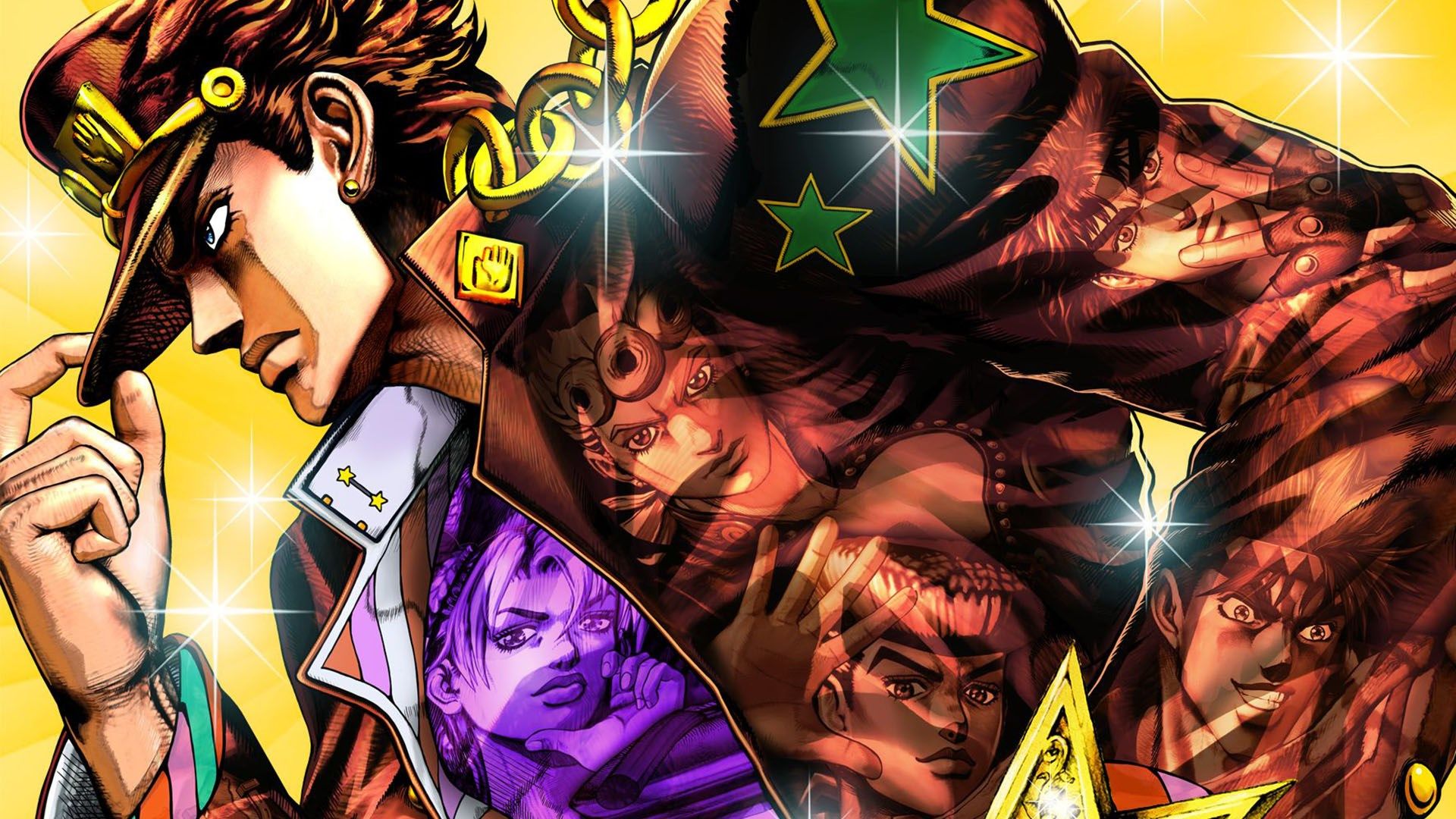 JoJo's Bizarre Adventure personaggi, 1920x1080 Full HD 1080p, PC