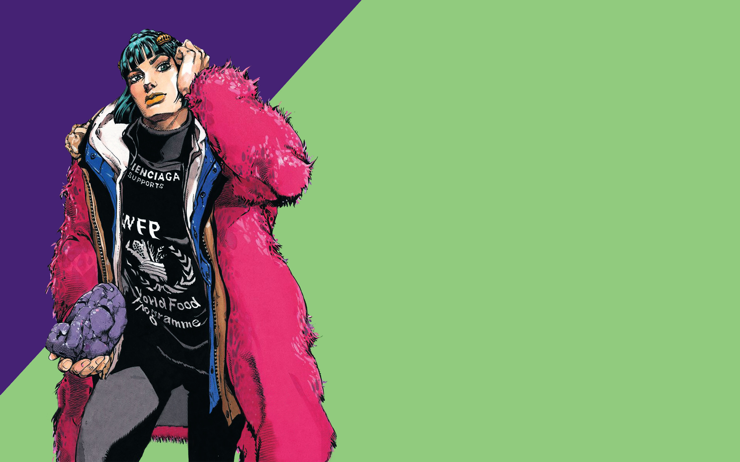 Personaggio JoJo giacca rosa, 2560x1600 WQXGA, MacBook Pro