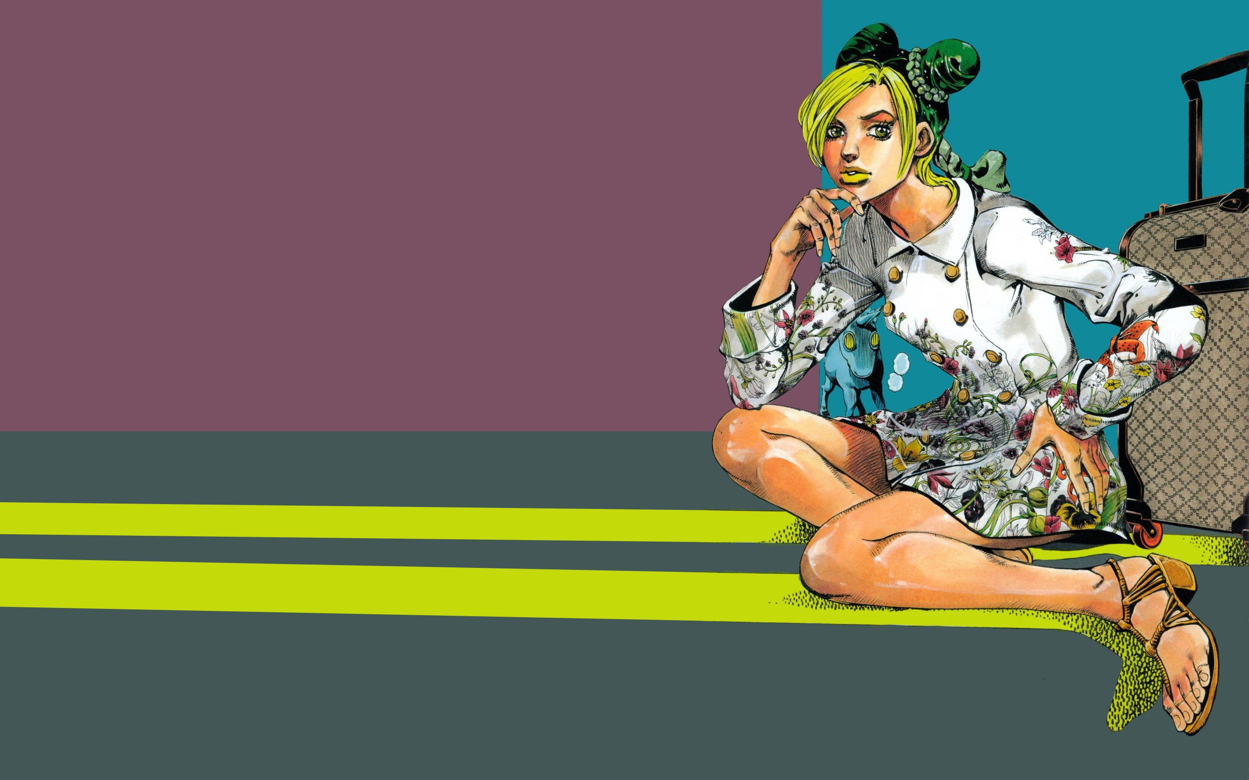 Jolyne Cujoh JoJo anime, 2560x1600 2K, Desktop
