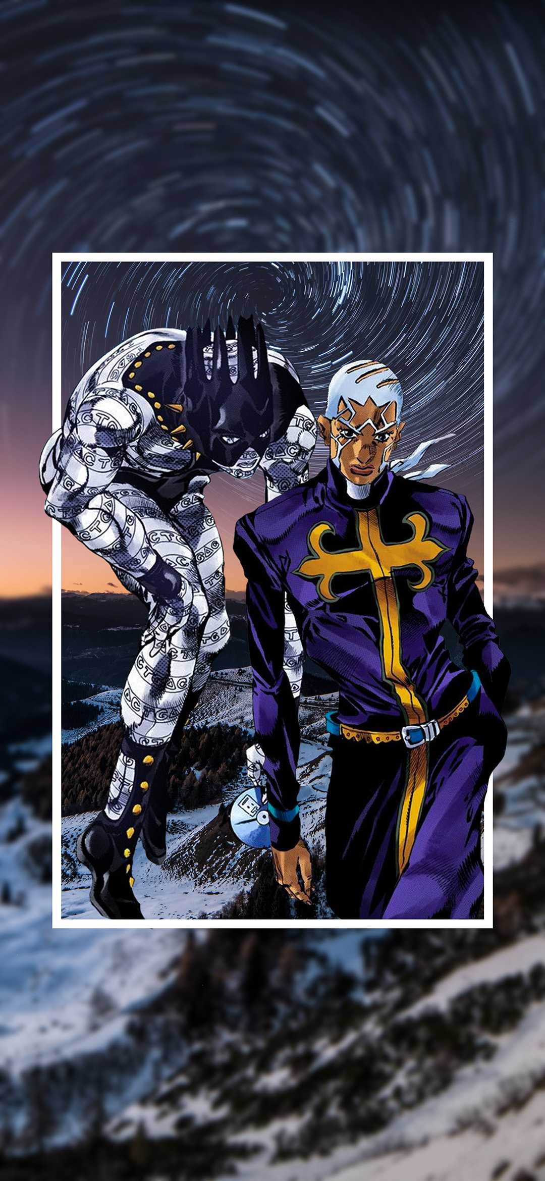 Personaggio JoJo con Stand argento, 1080x2340 Full HD Verticale, Xiaomi