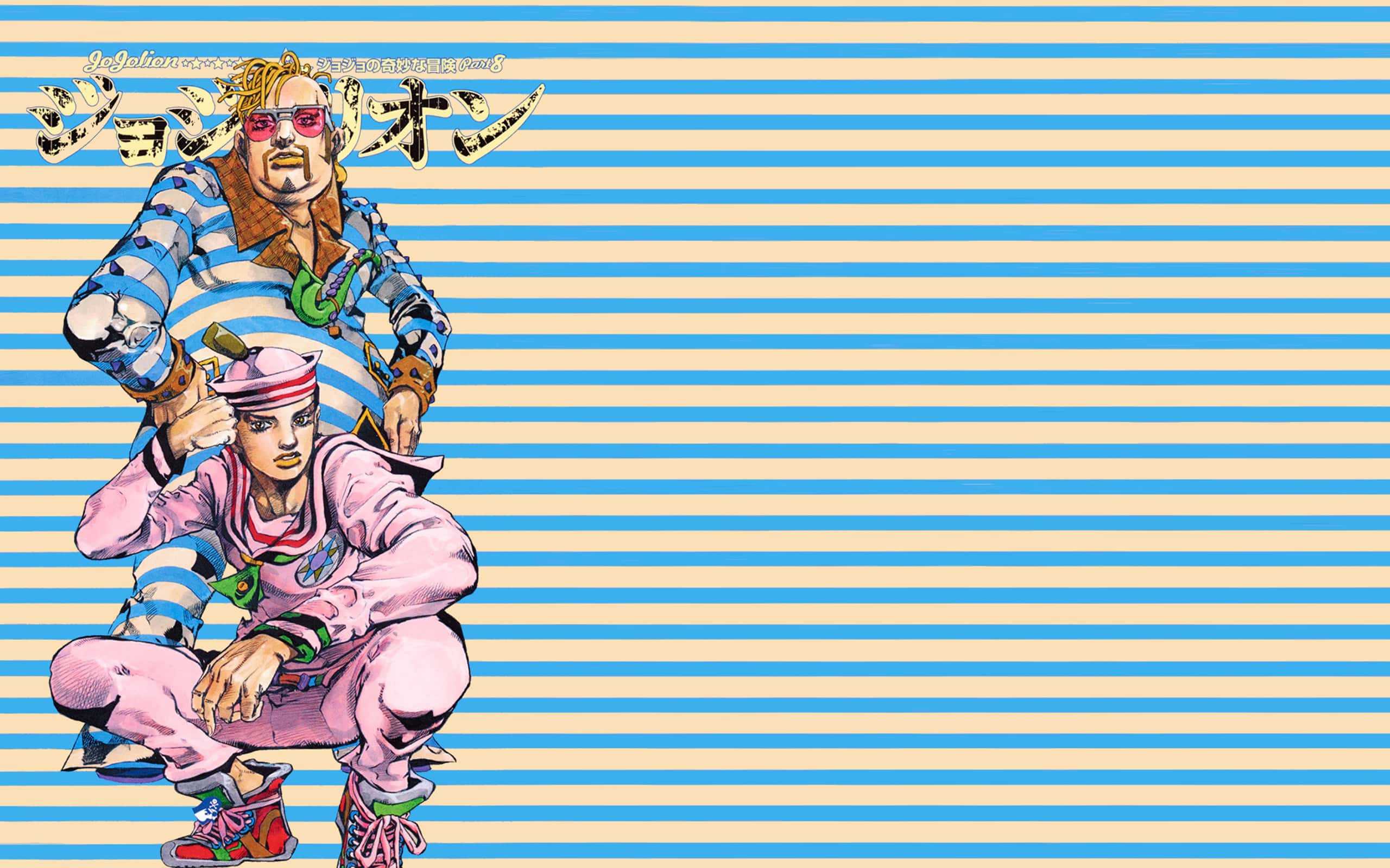 Personaggi JoJo strisce blu, 2560x1600 WQXGA, MacBook Pro