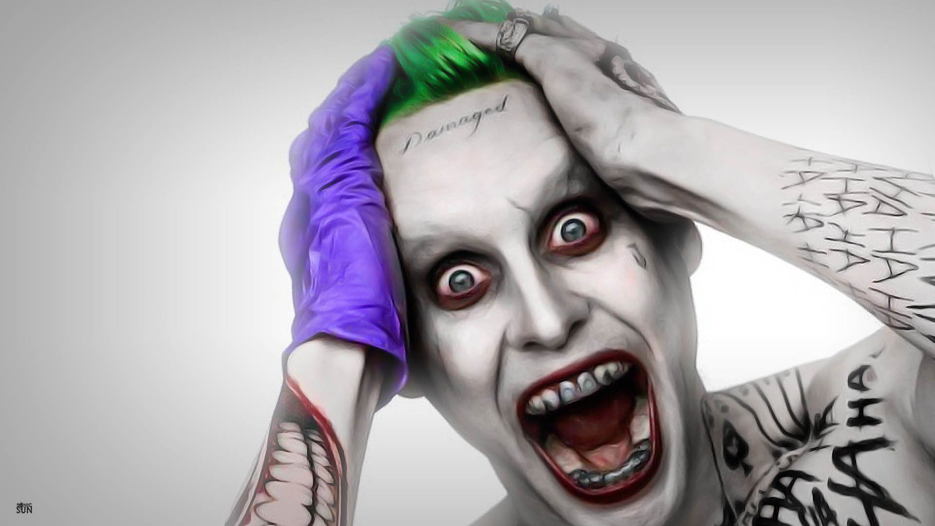 Joker Suicide Squad ritratto, 1920x1080 1080p, PC Desktop