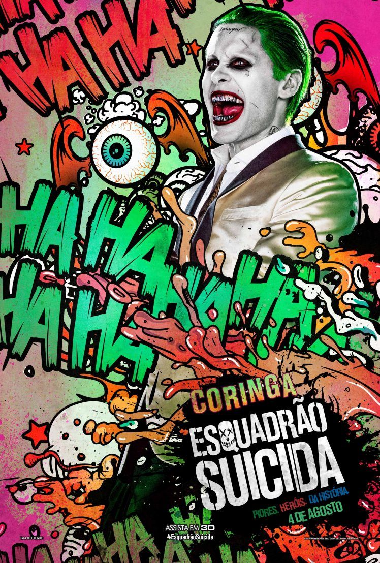 Joker Suicide Squad poster, 748x1108 Verticale, Mobile