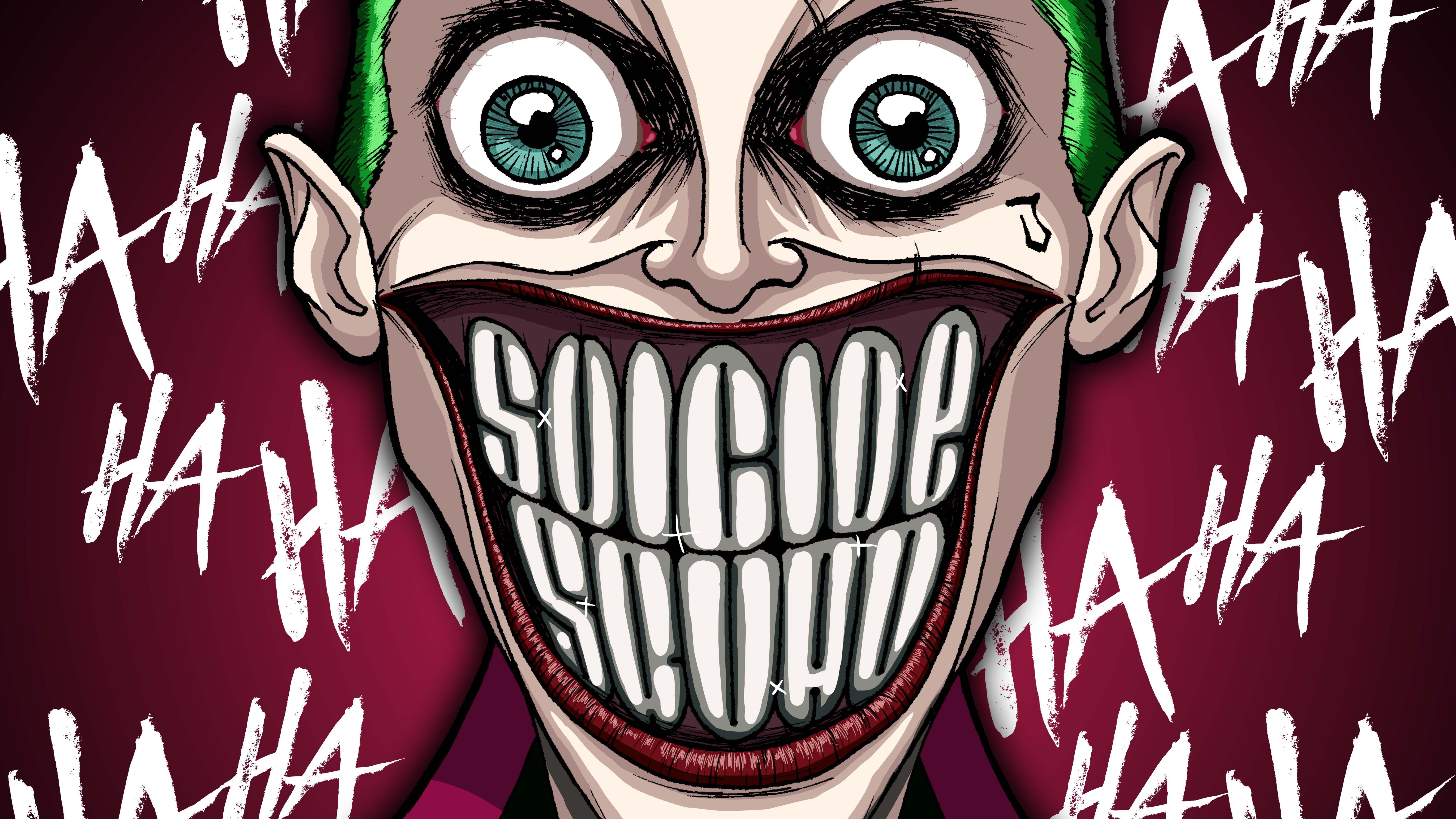 Joker Suicide Squad fumetto, 6300x3544 4K Ultra HD, Monitor 4K