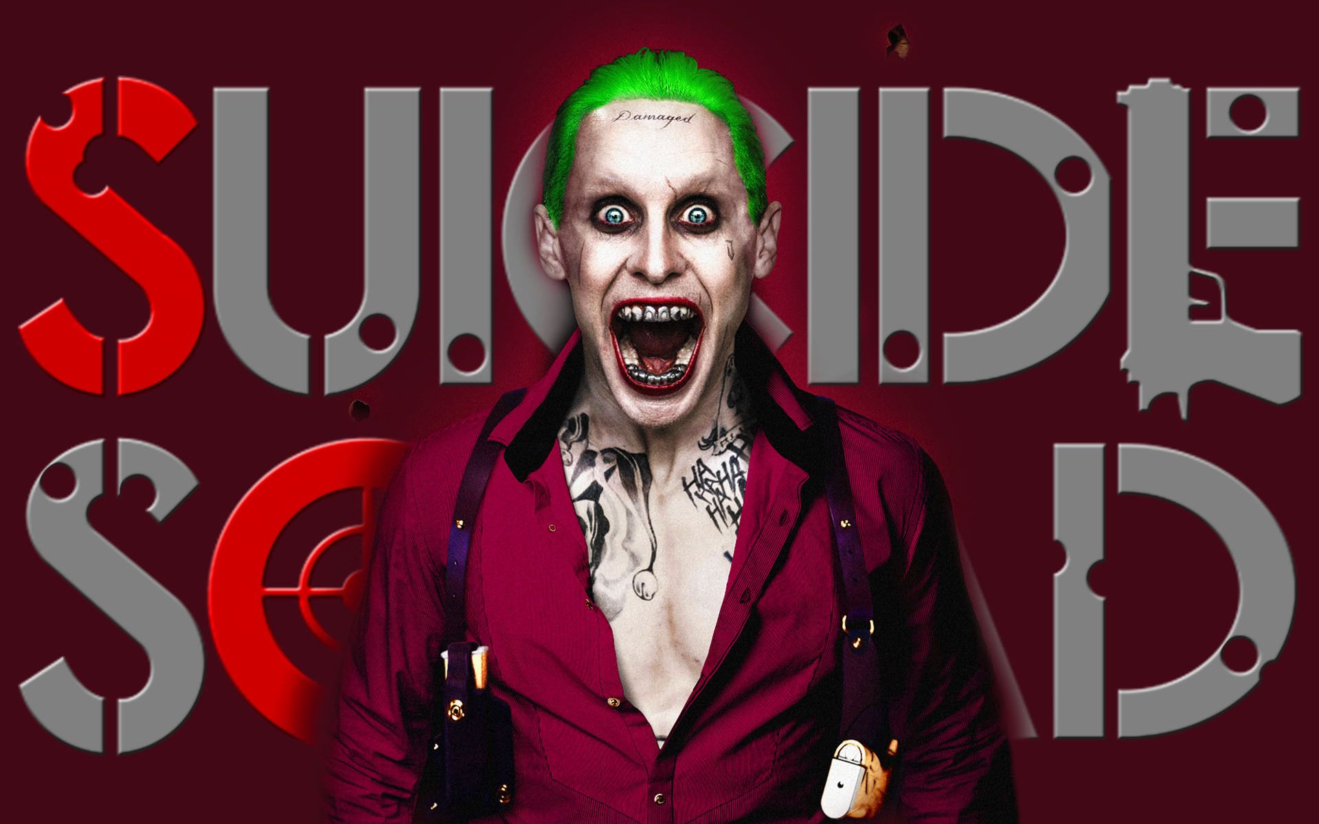 Joker Suicide Squad capelli verdi, 1920x1200 Full HD+, iMac