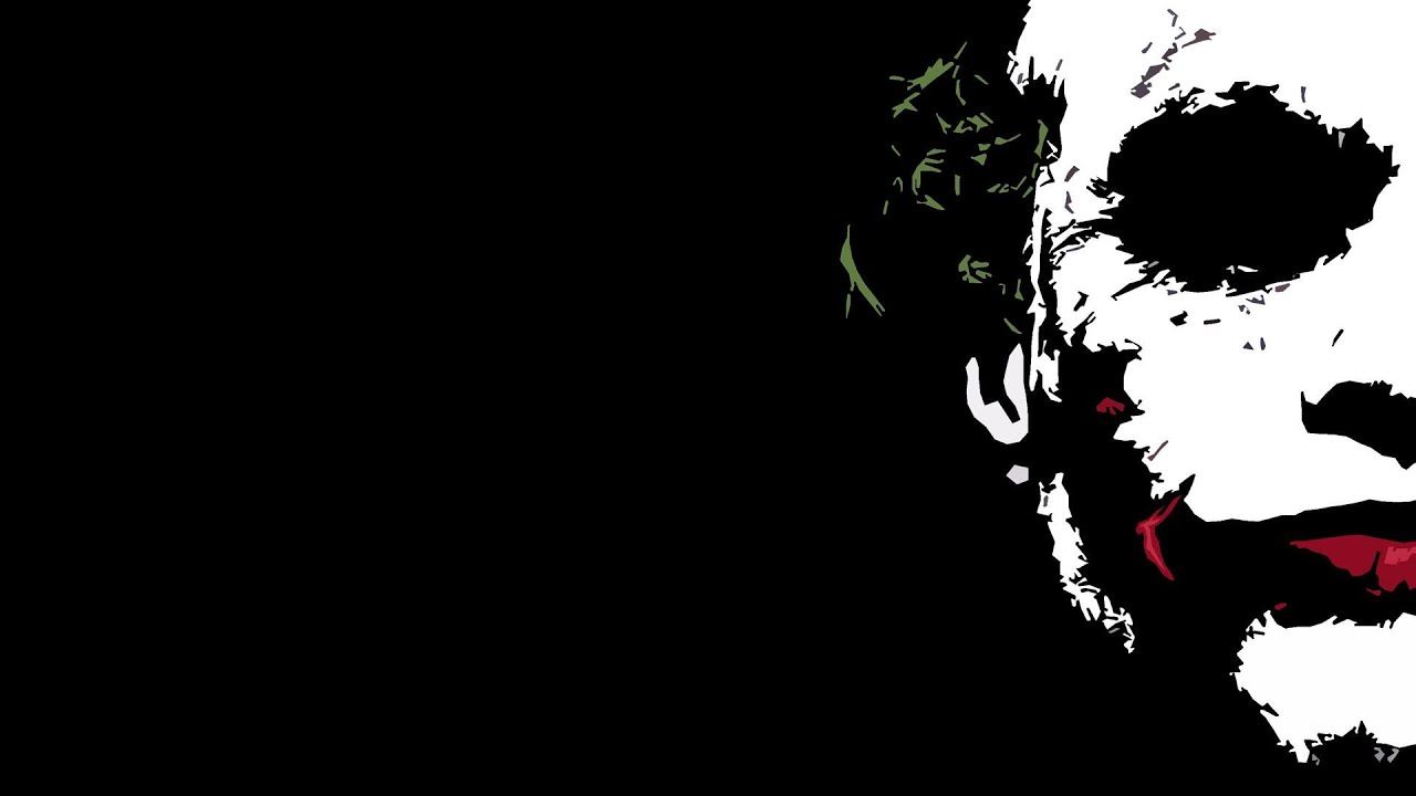 Joker volto ombra nero, 1280x720 720p, Laptop