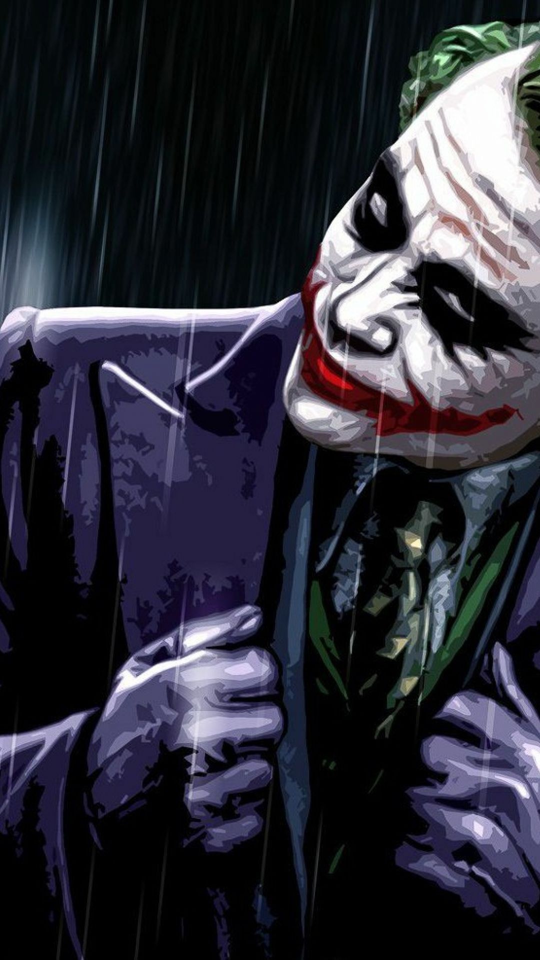 Joker sotto la pioggia, 1080x1920 Full HD Verticale, iPhone Air