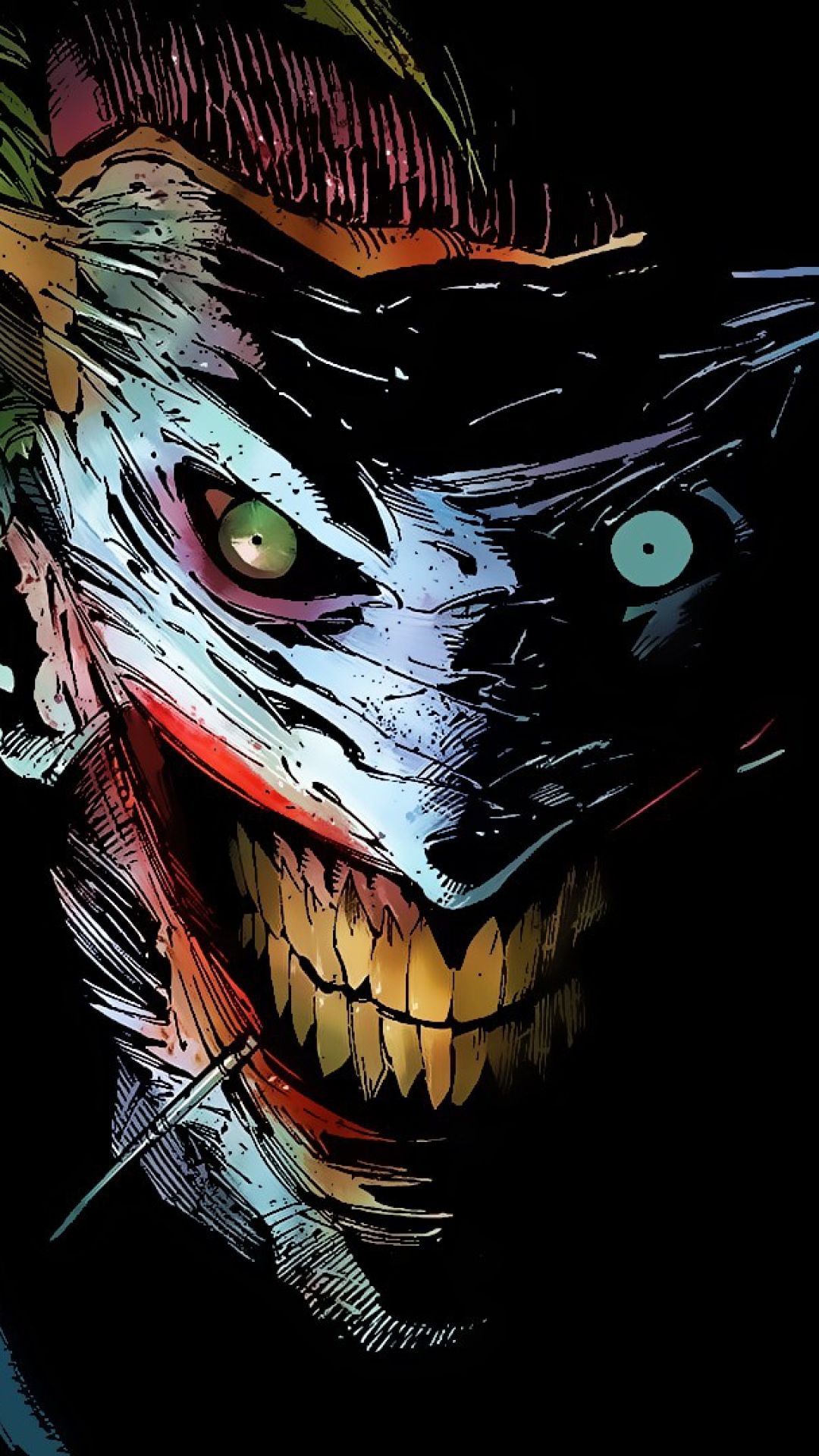 Joker viso sorridente, 1080x1920 Verticale, iPhone Plus