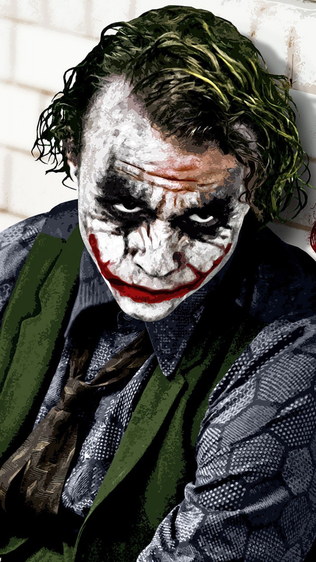 Joker Heath Ledger Batman, 1080x1920 Verticale, Telefono