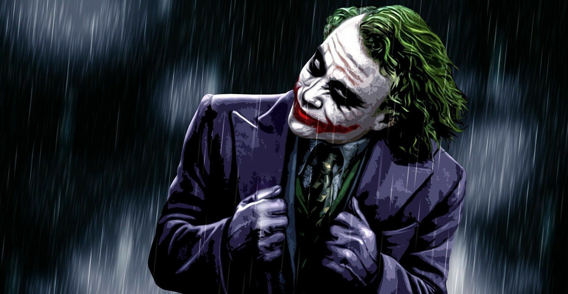 Joker sotto la pioggia, 1908x987 HD, PC Desktop