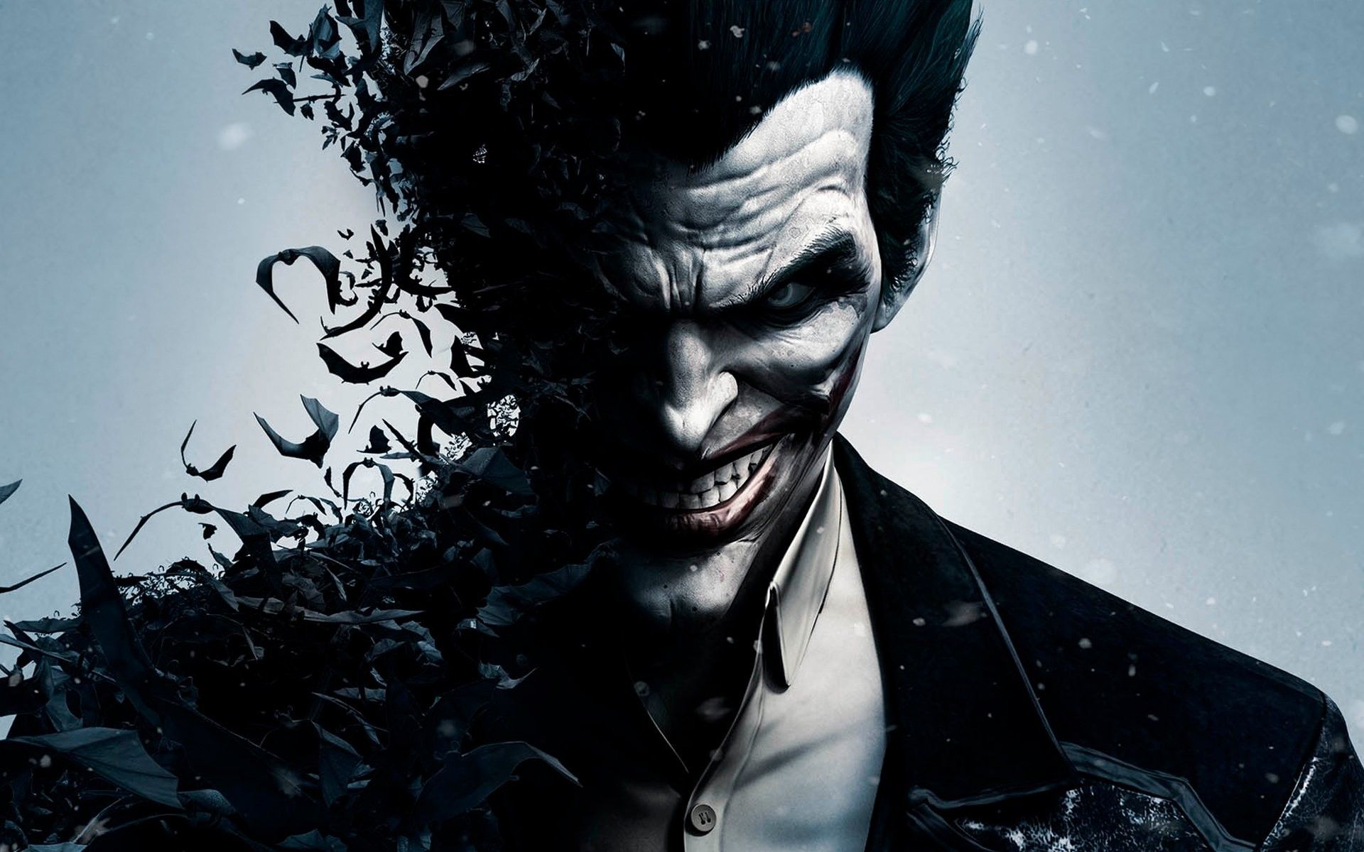 Joker con pipistrelli neri, DC Comics, 1920x1200 WUXGA, PC Desktop