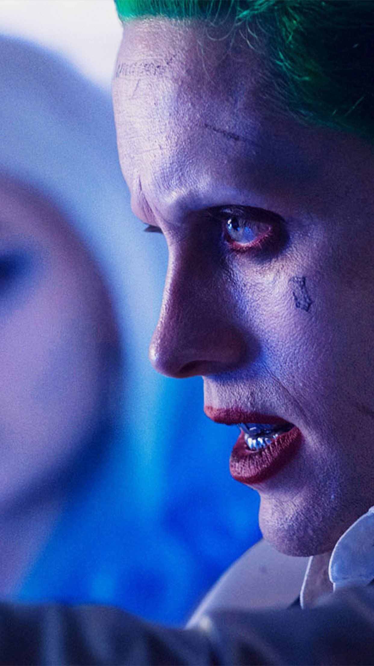 Joker volto profilo Suicide Squad, 1242x2208 Verticale, iPhone Pro Max