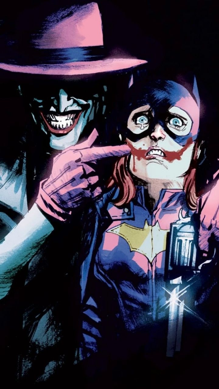 Joker e Batgirl, 720x1280 Verticale, iPhone Pro Max