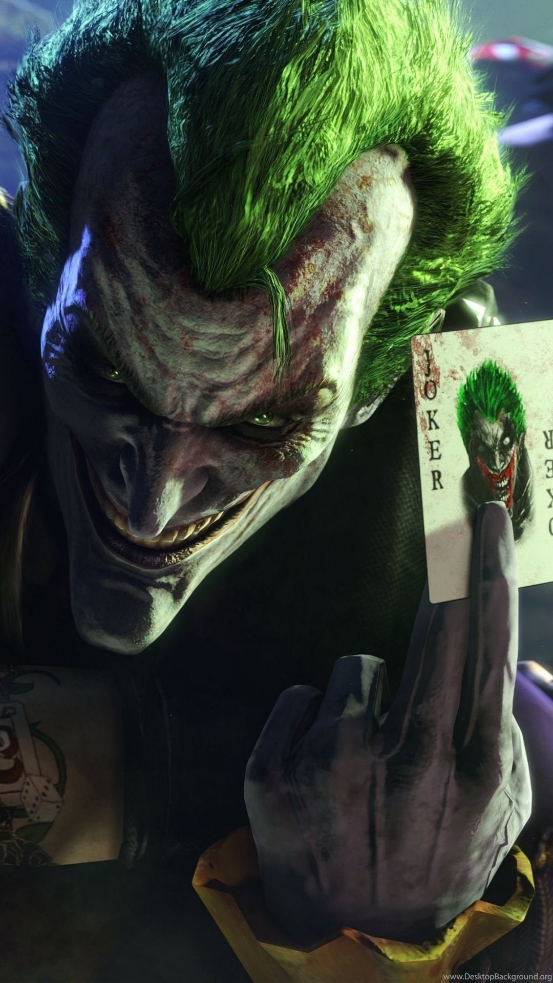 Joker con carta da gioco, 1080x1920 Full HD Verticale, iPhone Pro