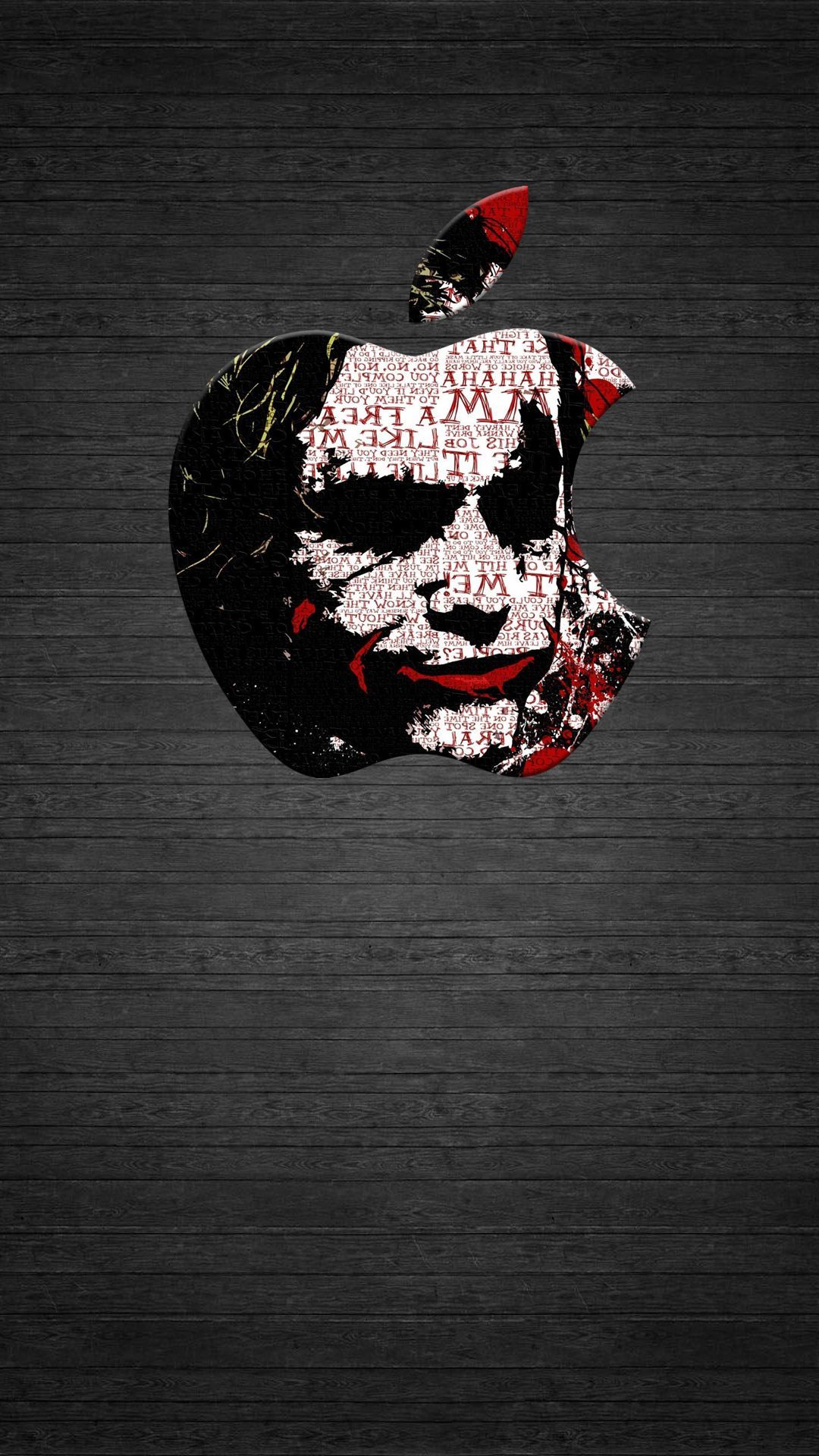 Joker viso logo Apple, Cupertino, 1080x1920 Full HD Verticale, iPhone Air
