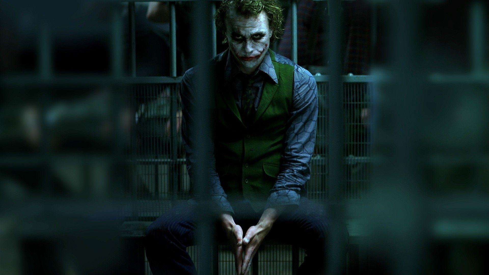 Joker Heath Ledger in gabbia, 1920x1080 Full HD 1080p, PC Desktop