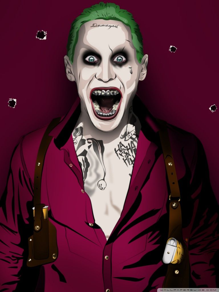 Joker faccia dipinta pioggia, 720x1280 Verticale, iPhone