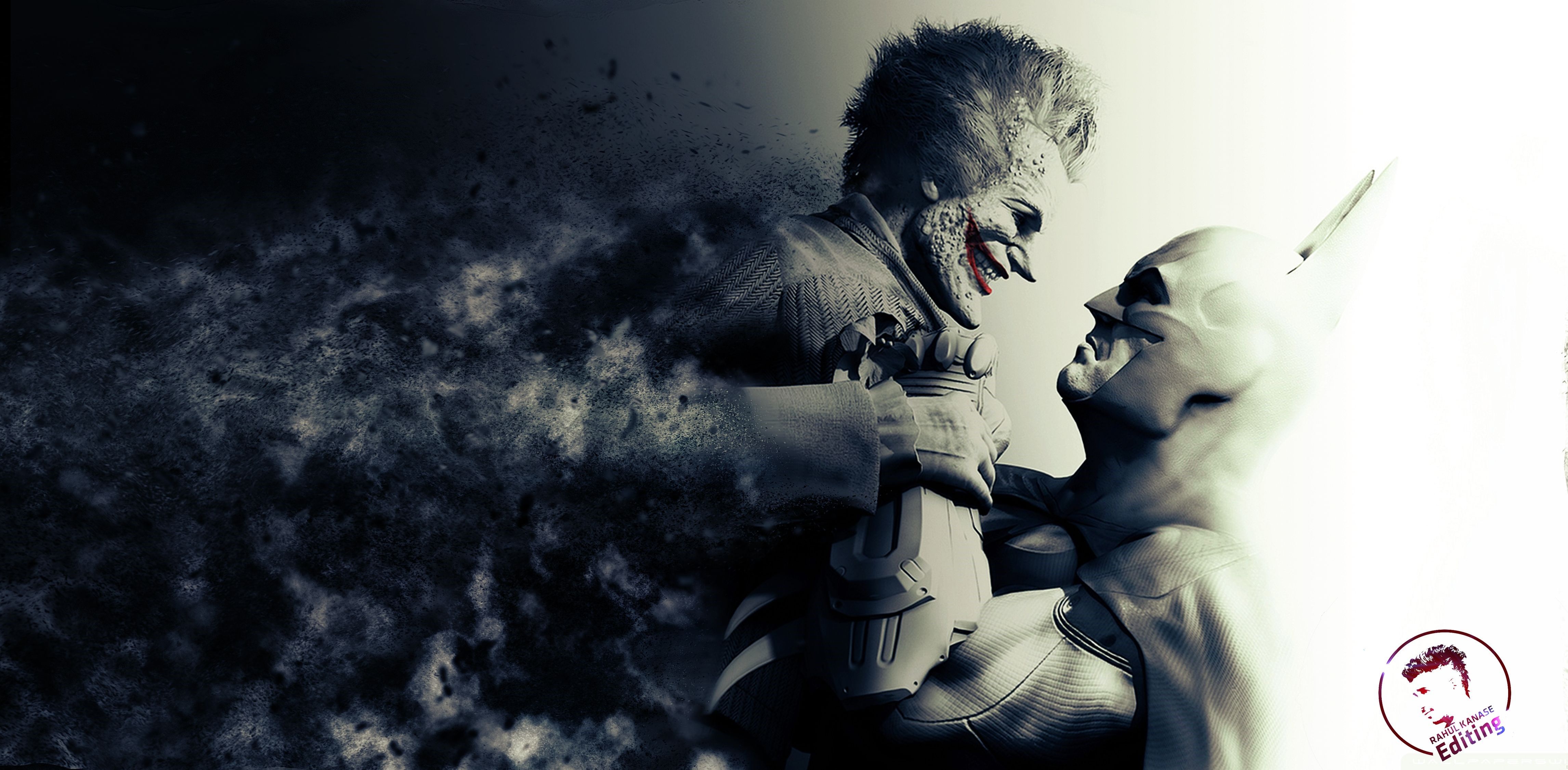 Joker volto sfondo nero, 1920x1080 1080p, PC