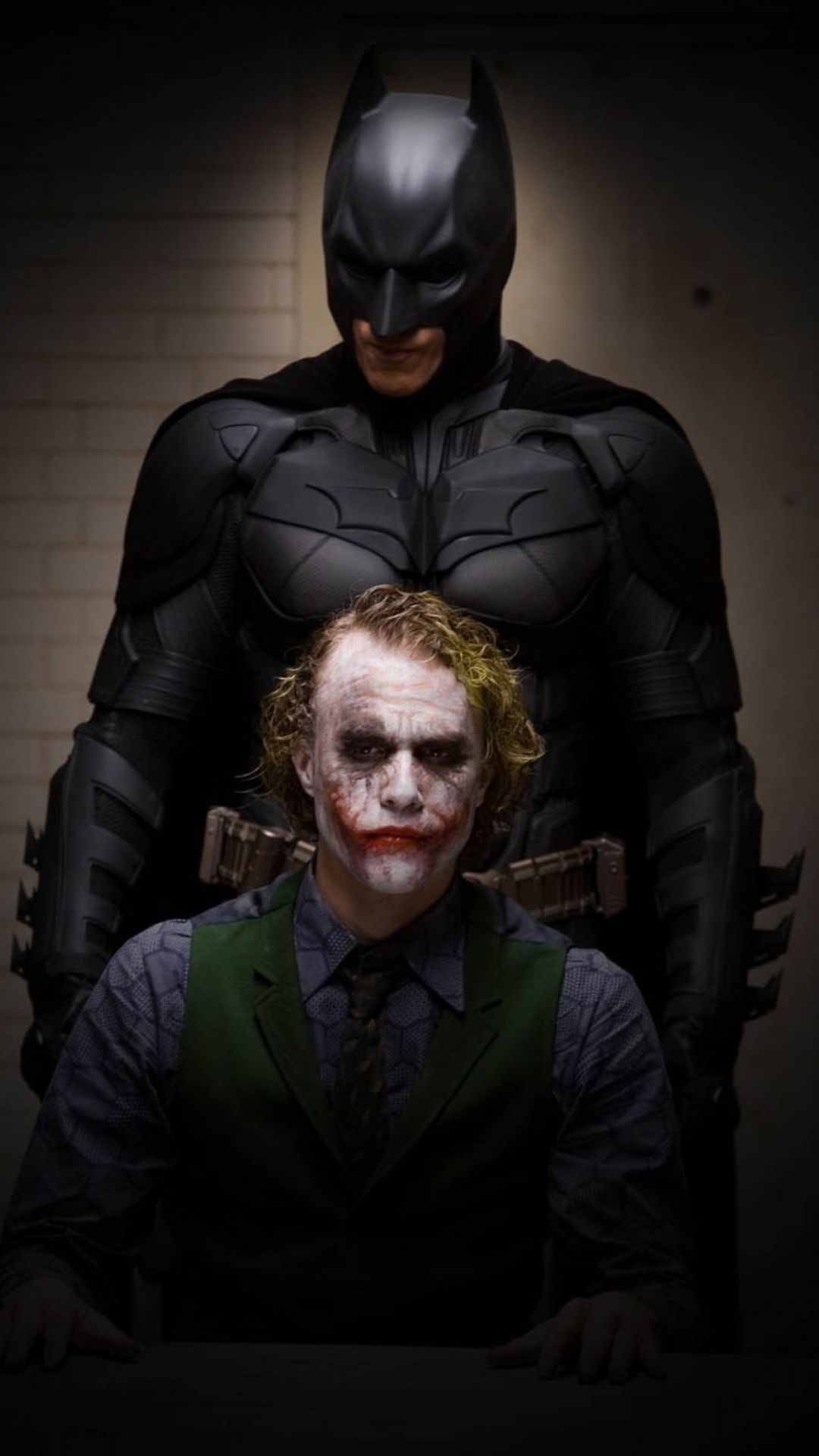 Joker e Batman, Dark Knight, 1080x1920 Full HD Verticale, iPhone