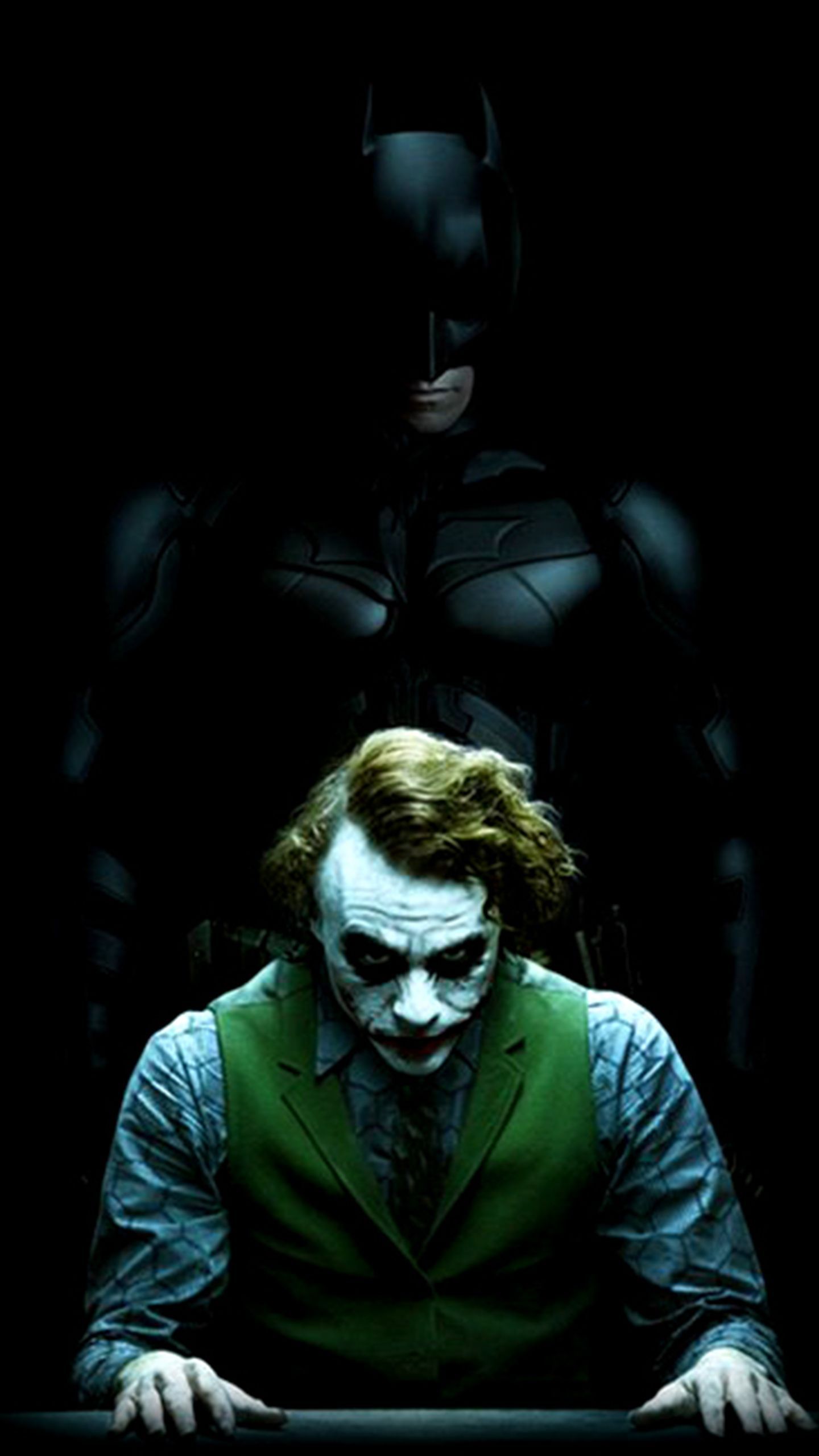 Joker e Batman ombra, 1440x2560 Verticale, iPhone Pro