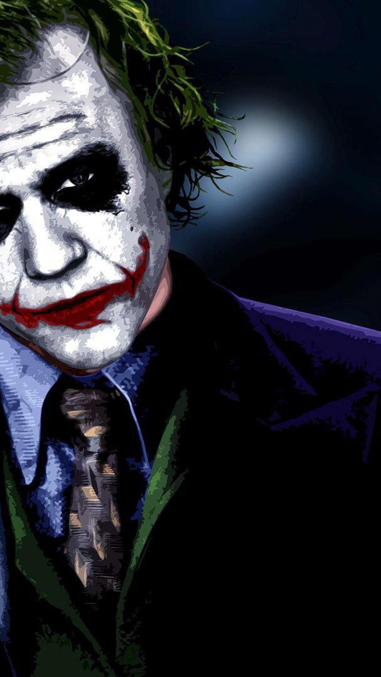 Joker volto dipinto scuro, 1242x2208 Verticale, OnePlus