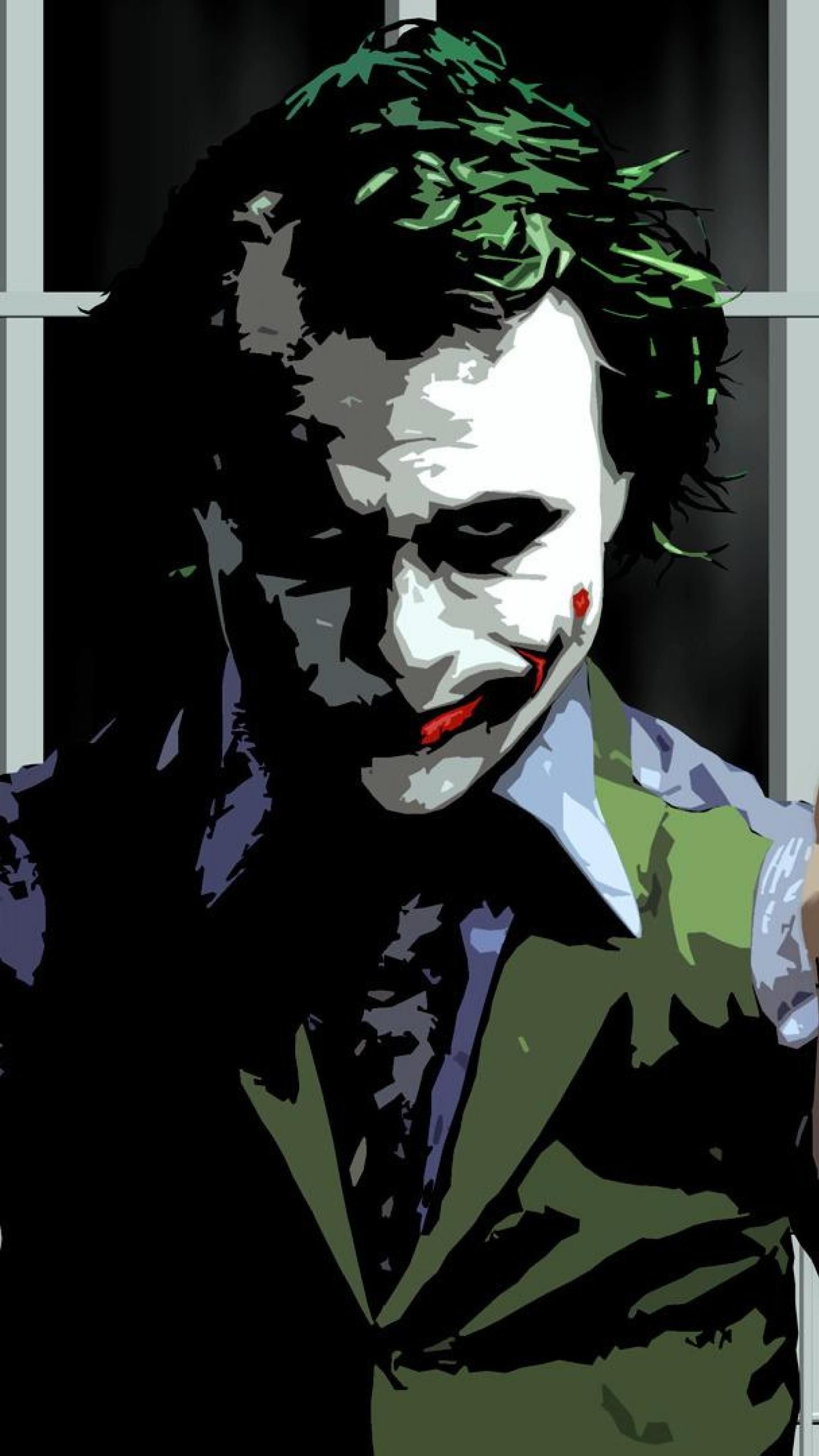 Joker viso stile pop art, 1440x2560 Verticale, Samsung Galaxy