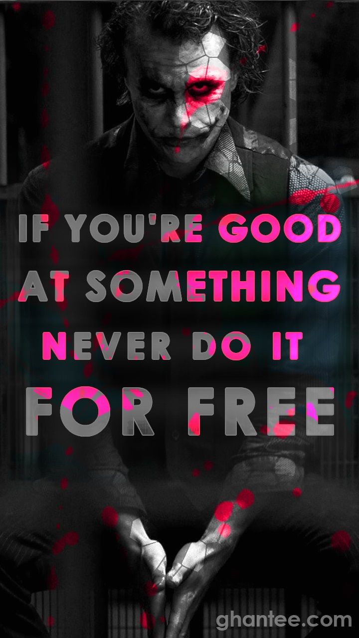 Joker citazione rosa nero, 720x1280 Verticale, Mobile