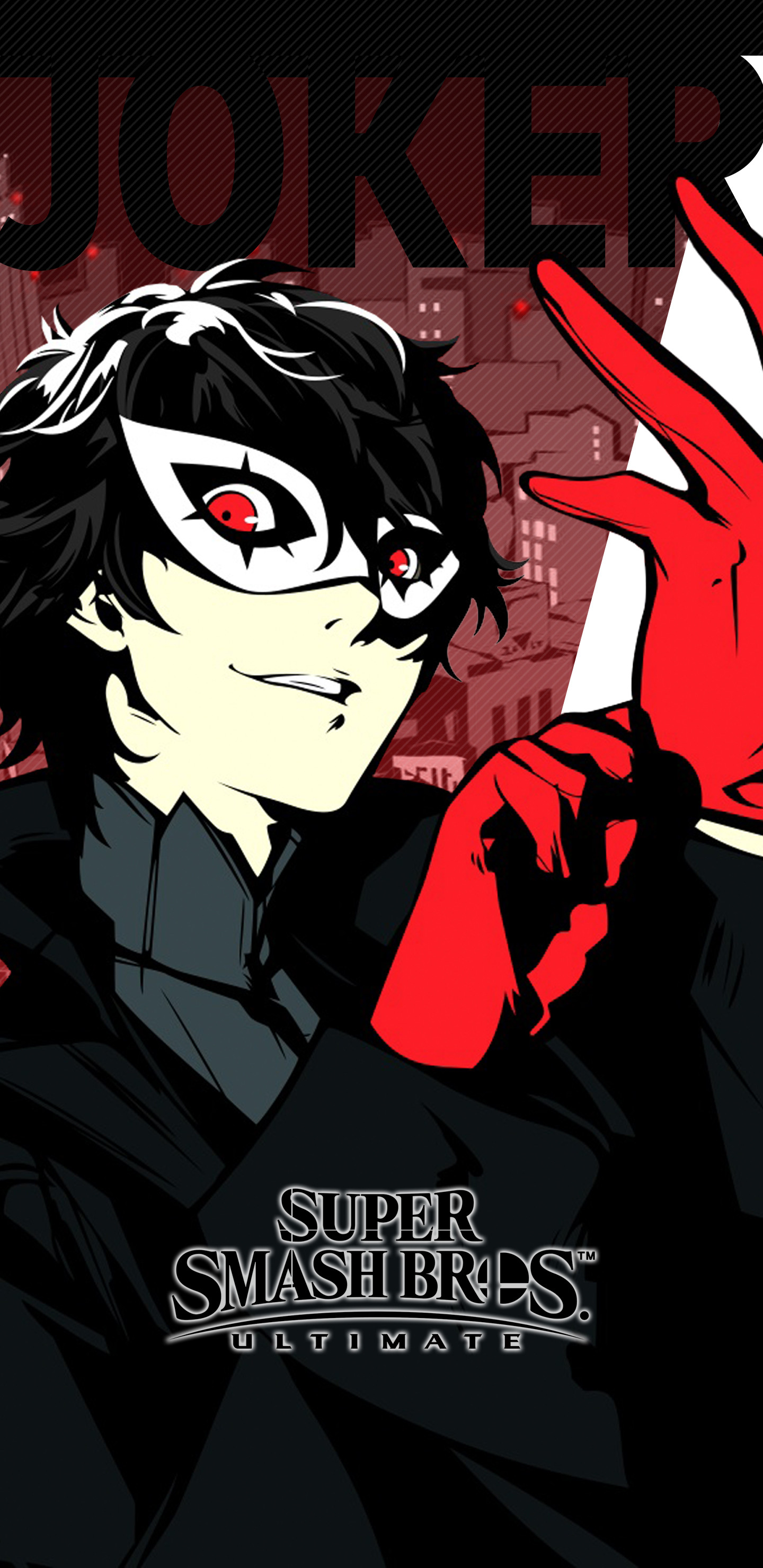 Joker Persona 5 Smash Bros, 1440x2960 Full HD Verticale, iPhone