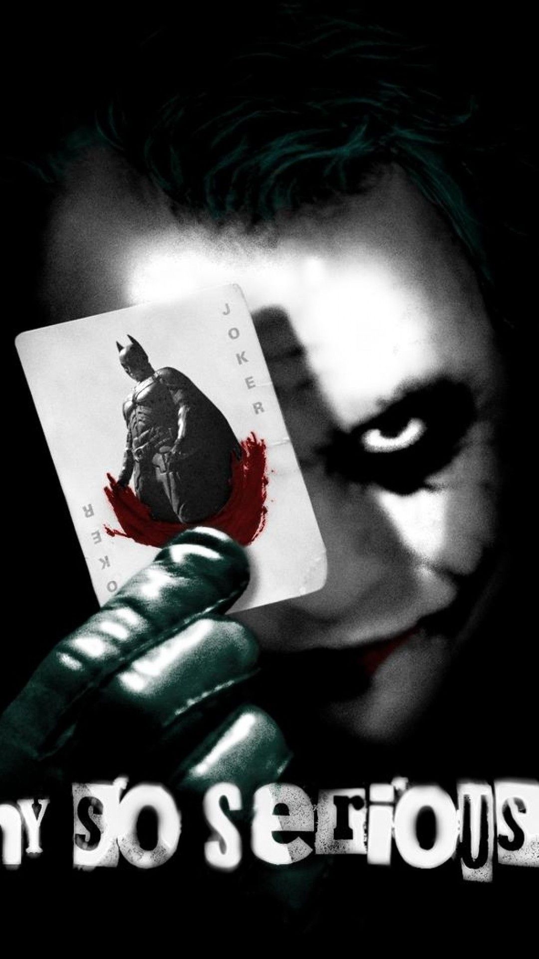 Joker con carta Batman, 1080x1920 Full HD Verticale, Samsung Galaxy