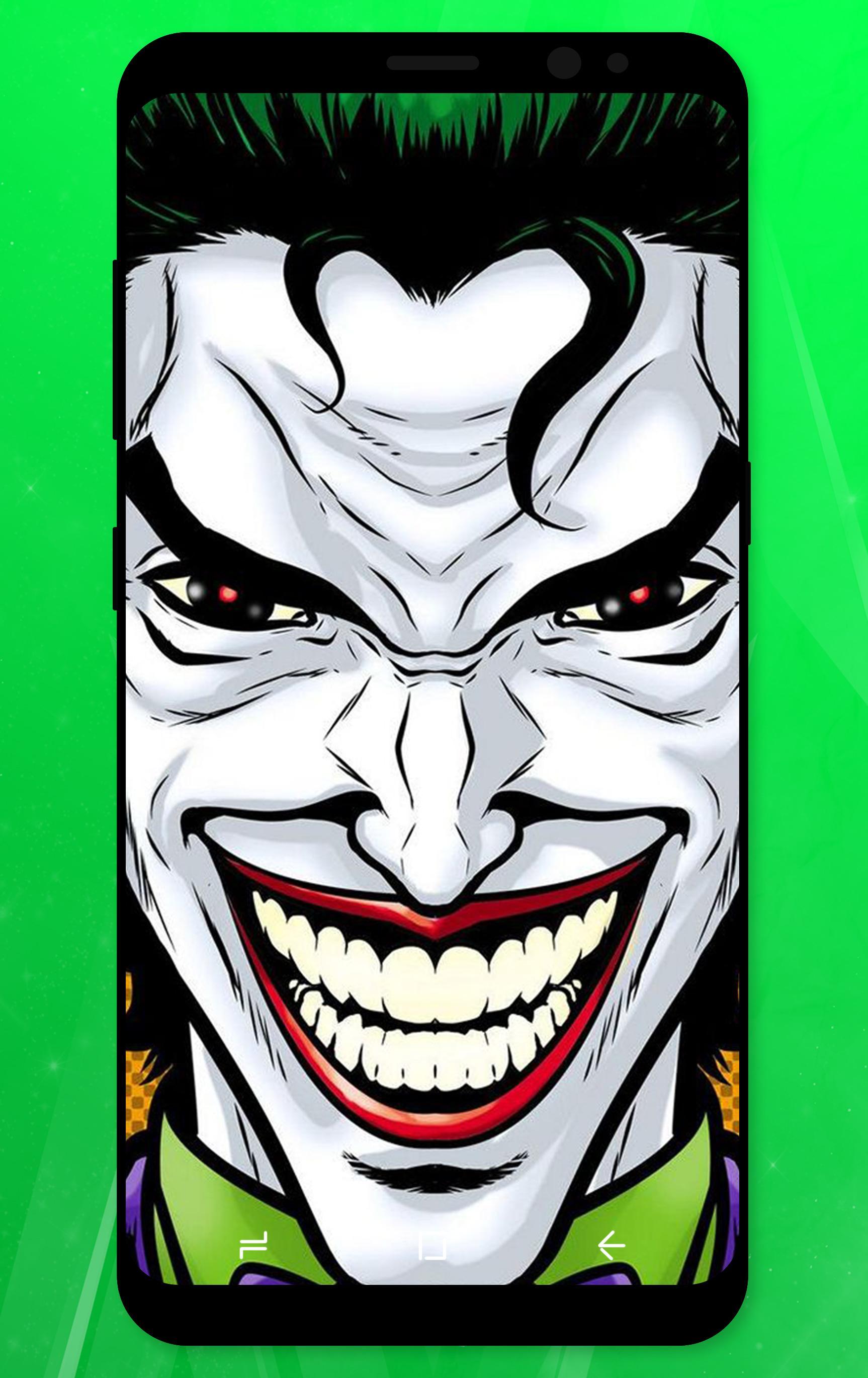 Joker viso sorridente su smartphone, 1726x2738 Full HD Verticale, iPhone