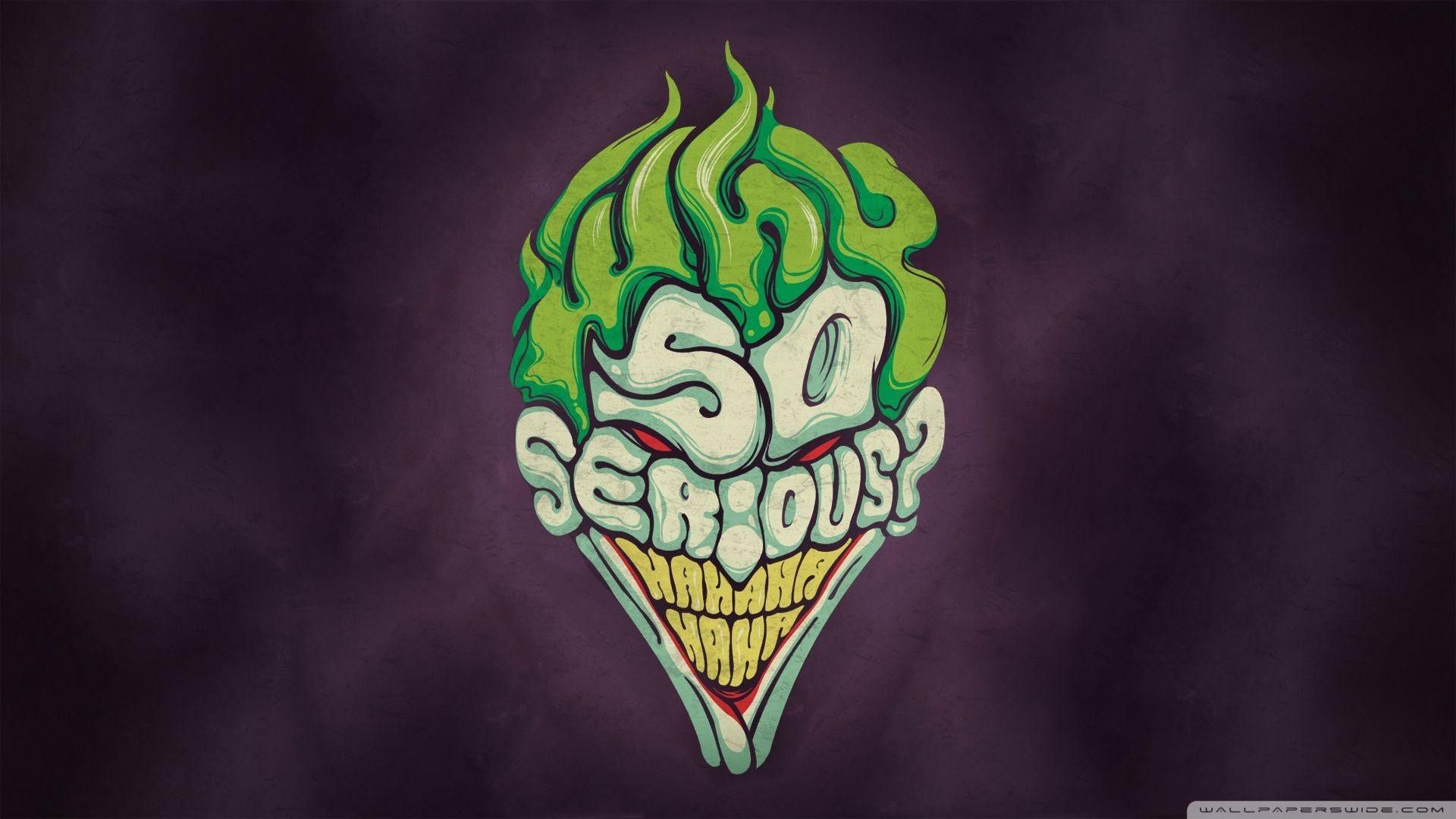 Joker Why So Serious logo, 1920x1080 1080p, Desktop