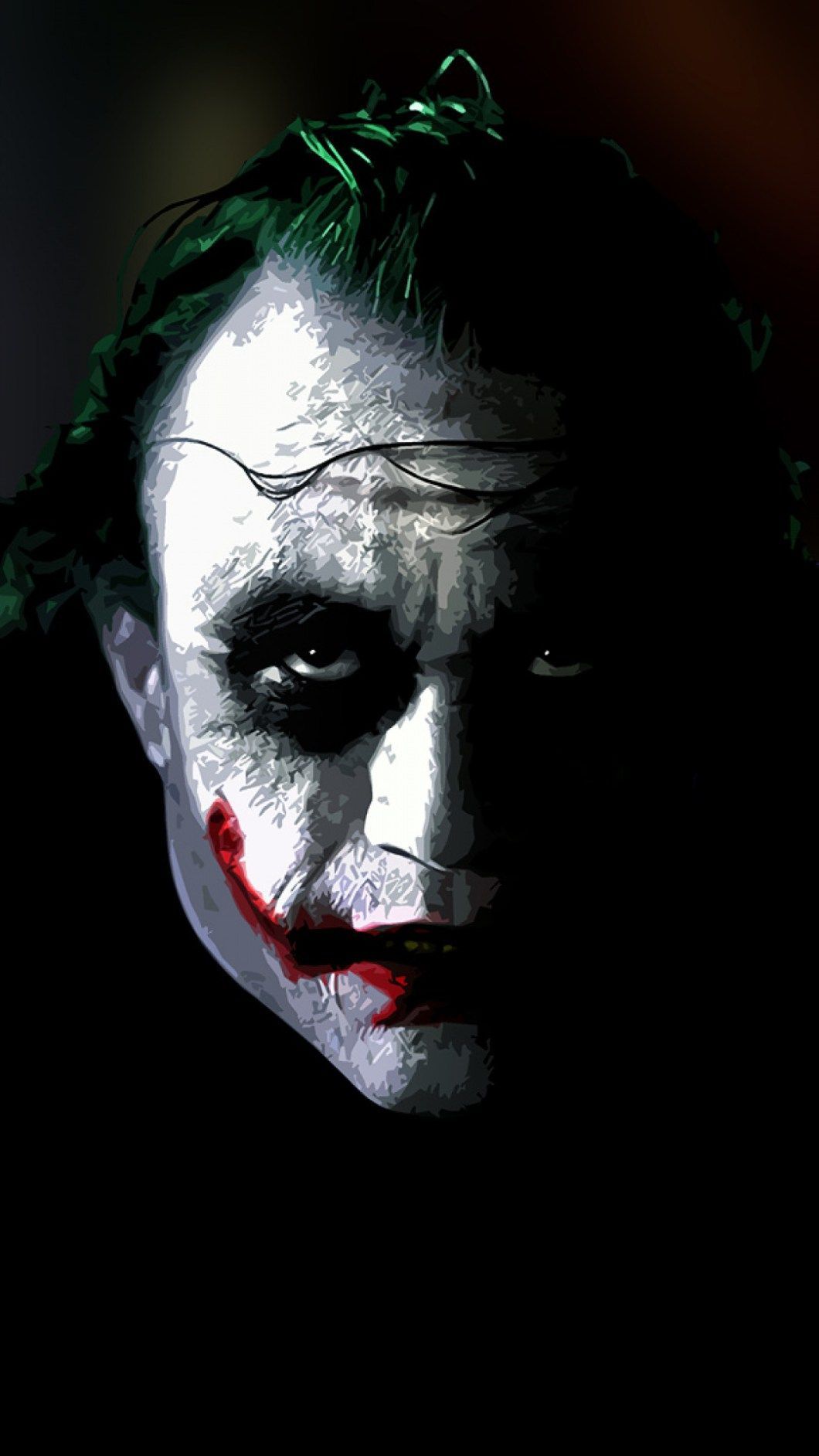 Joker viso truccato oscuro, 1060x1884 Full HD Verticale, Samsung Galaxy