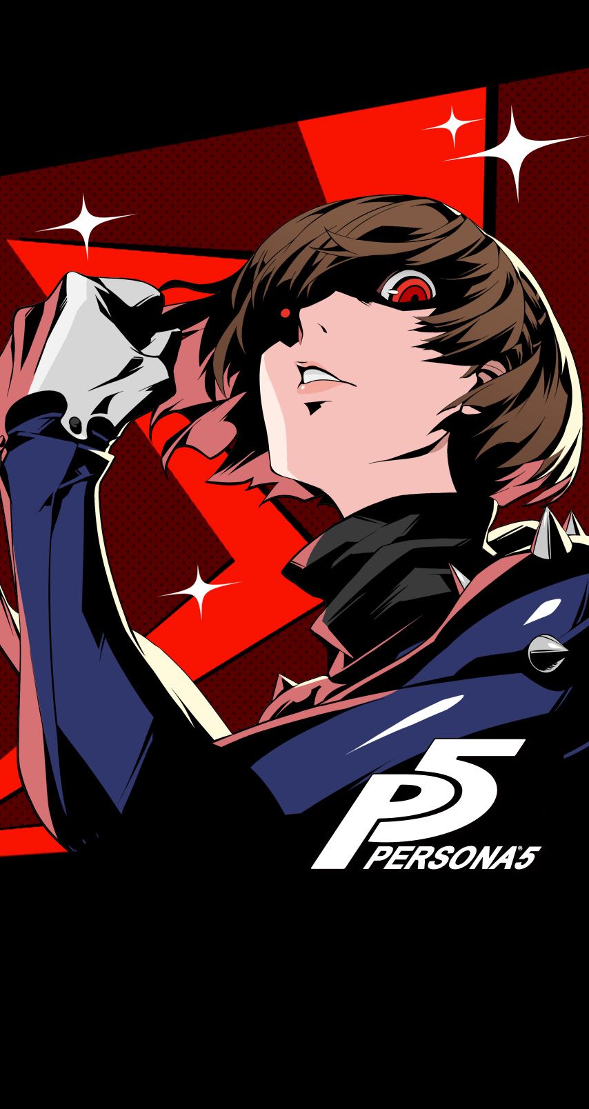 Personaggio Persona 5 con maschera, 854x1608 Verticale, Telefono