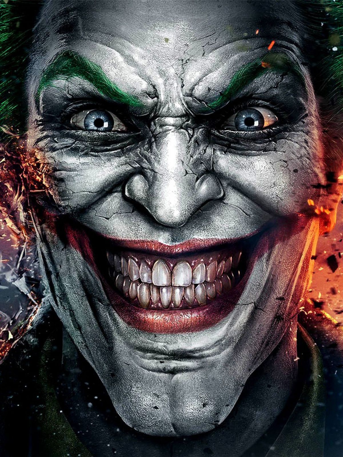 Joker sorriso inquietante, DC Comics, 1200x1600 Verticale, Telefono