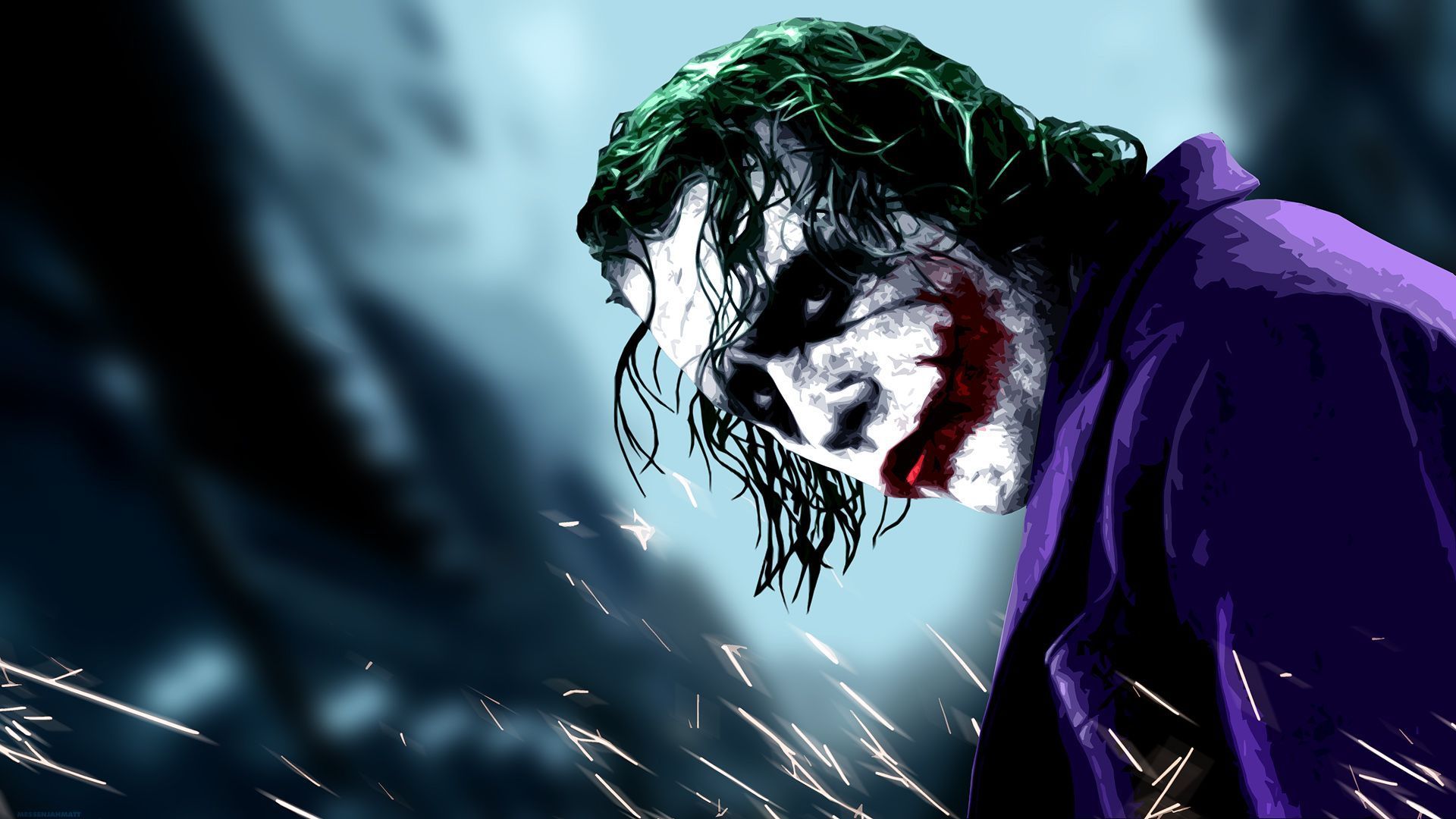 Joker Batman capelli verdi, Gotham, 1920x1080 Full HD, Desktop