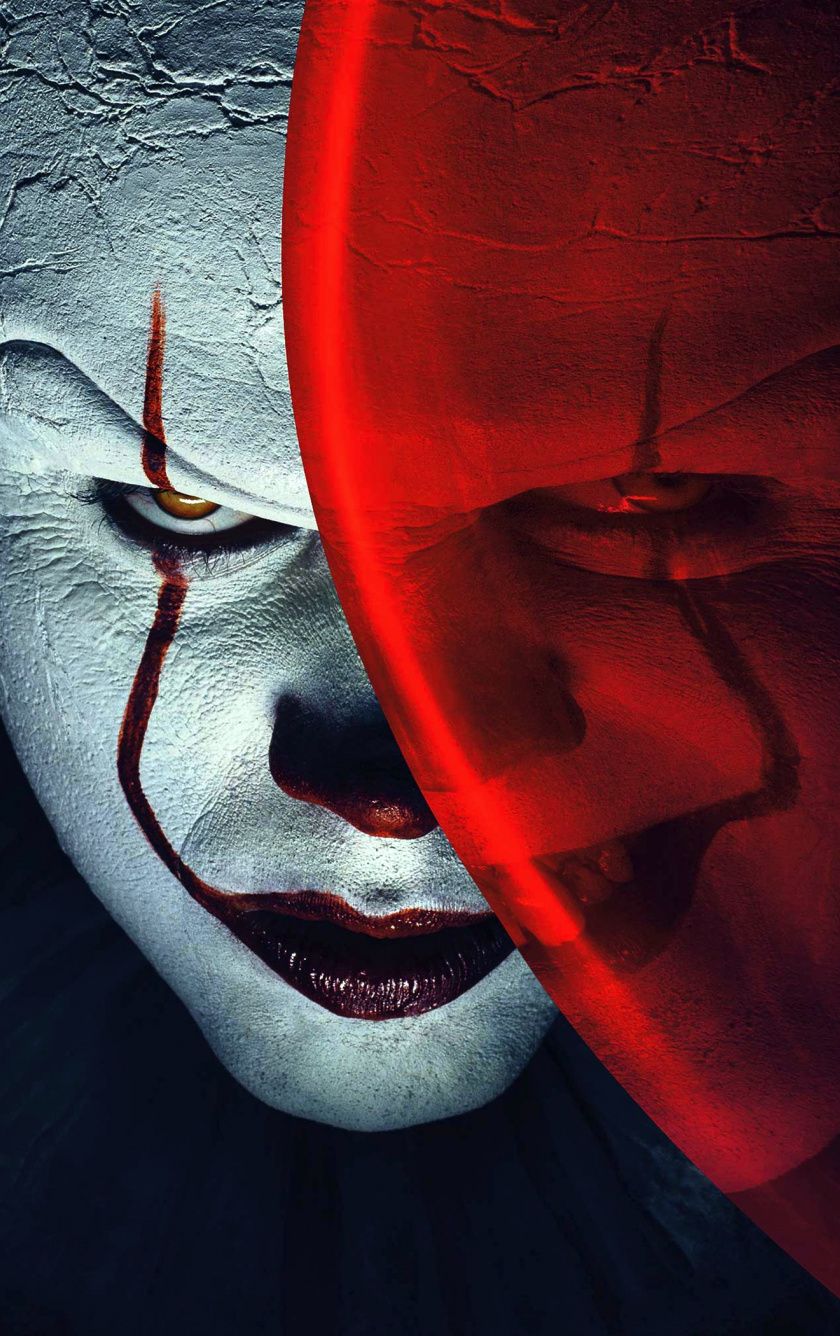 Pennywise clown palloncino rosso, 840x1336 Verticale, Telefono
