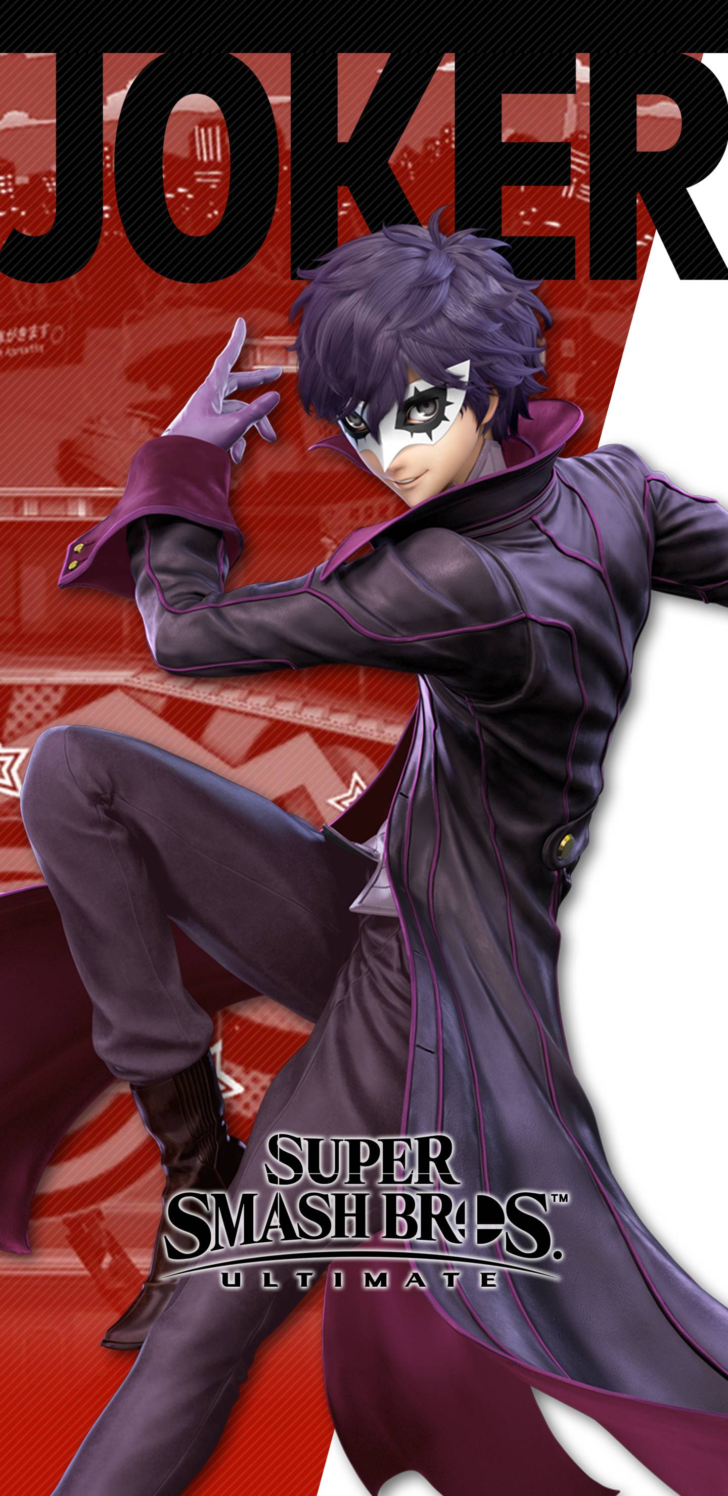 Joker Persona 5 Smash Bros, 1440x2960 Verticale, Telefono