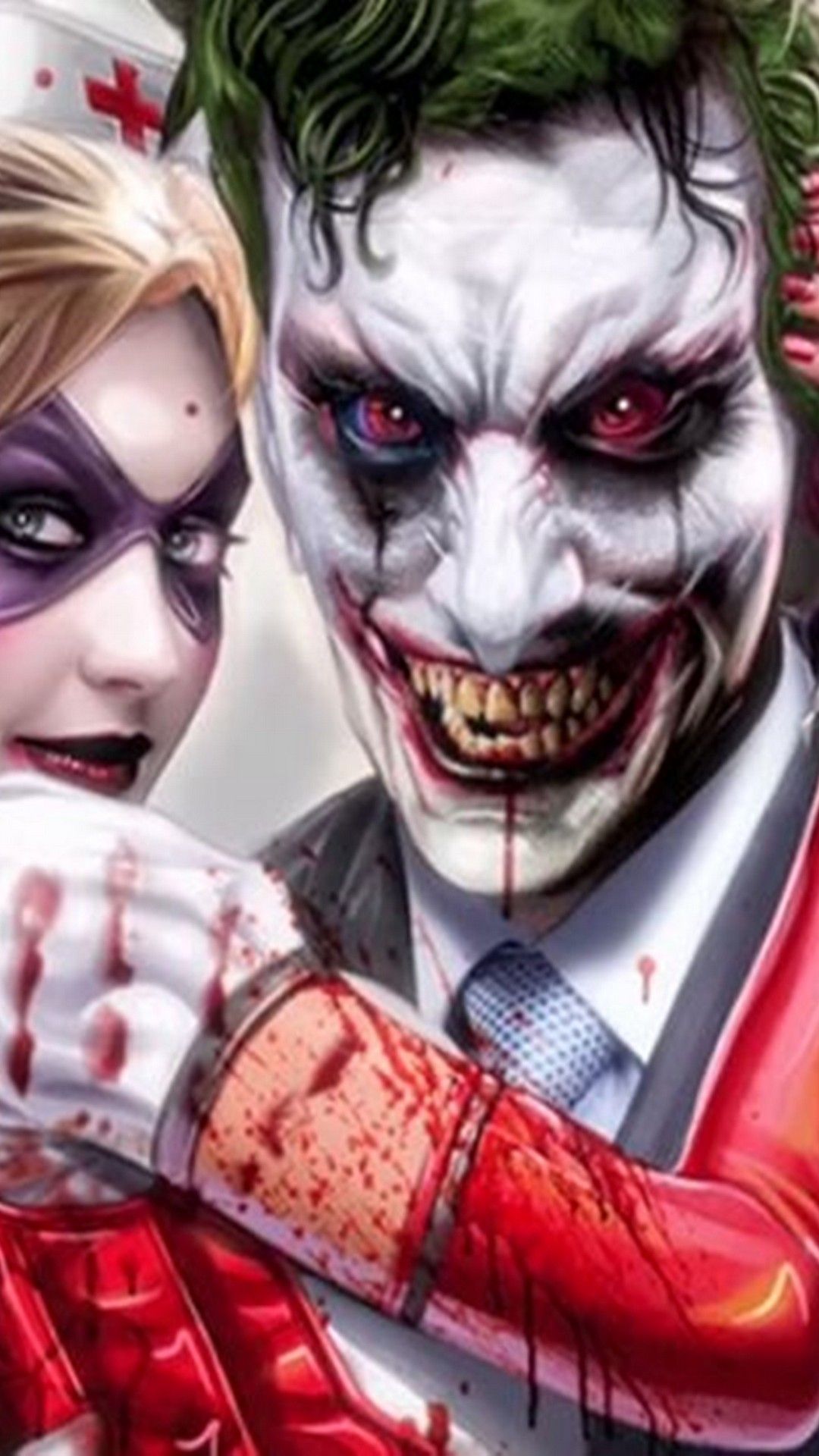 Joker e Harley Quinn, 1080x1920 Full HD Verticale, Samsung Galaxy