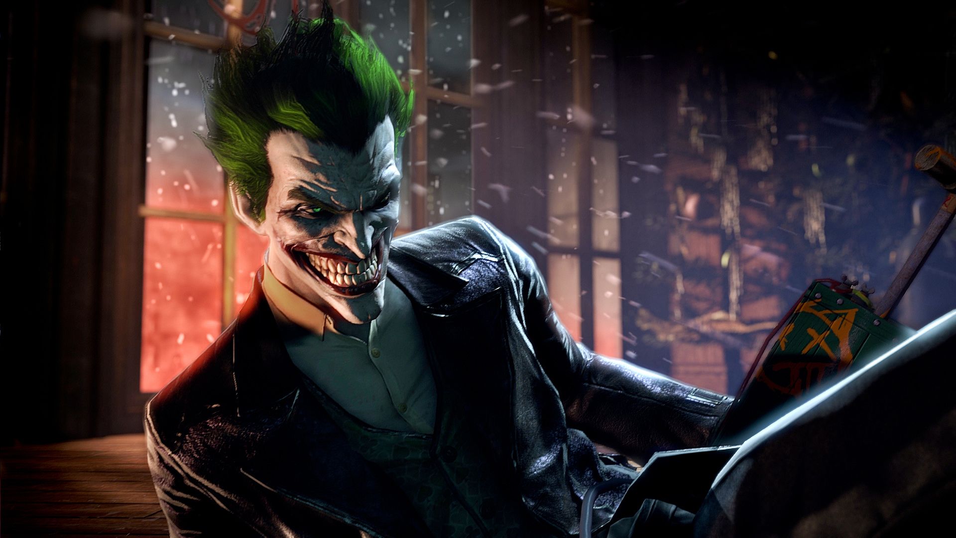 Joker Batman viola verde, Gotham, 1920x1080 Full HD 1080p, PC