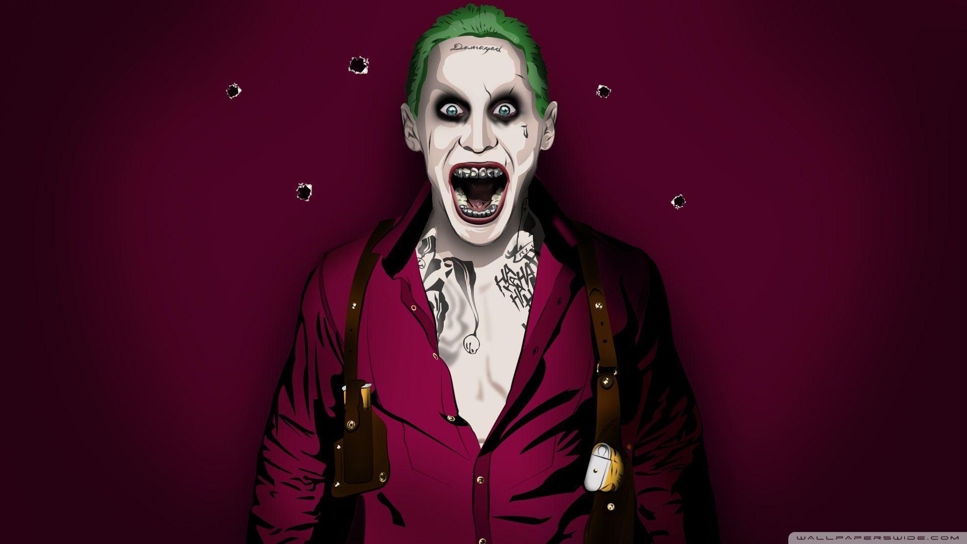 Joker capelli verdi vestito bordeaux, 1920x1080 Full HD 1080p, Desktop