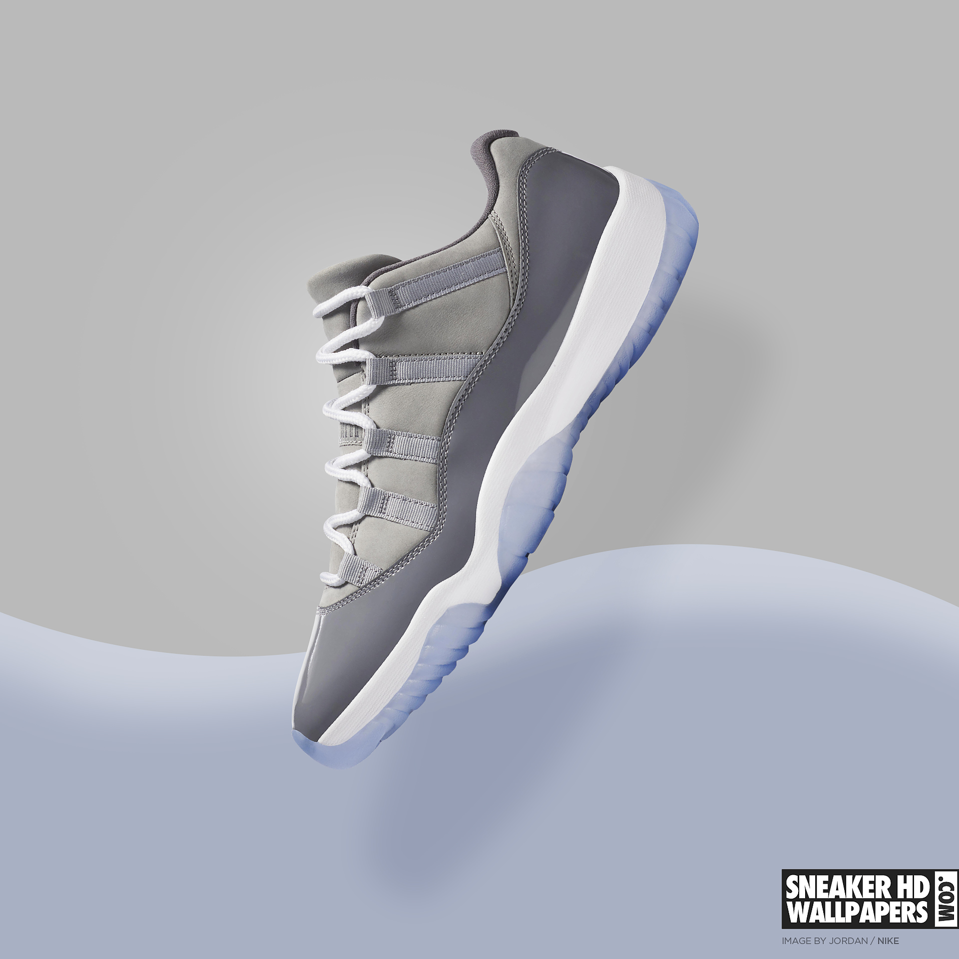 Jordan 11 grigia illustrazione, 1920x1920 Full HD+, Desktop