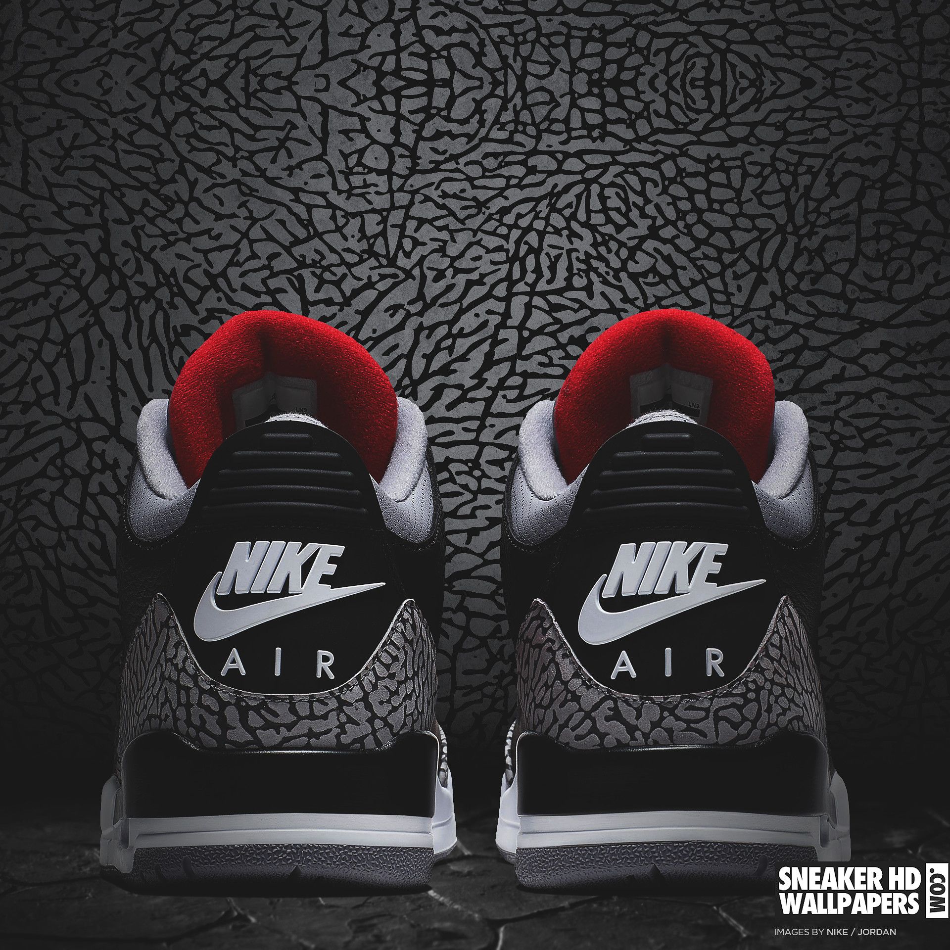 Nike Air Jordan sneakers nere, 1920x1920 WUXGA, PC Desktop