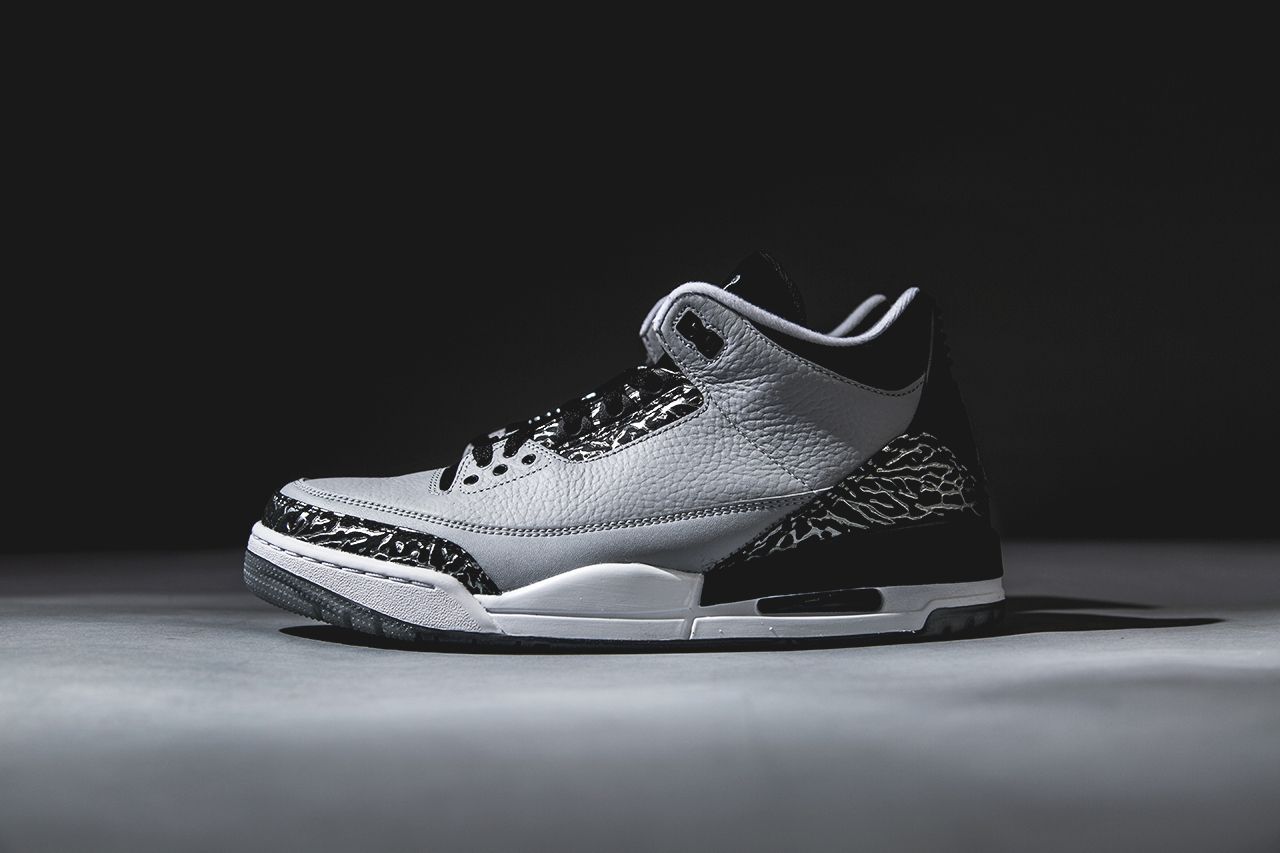 Air Jordan 3 grigio nero, 1280x853 720p, Acer Nitro