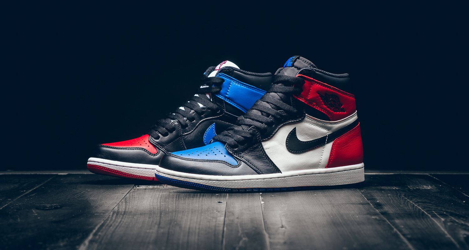 Air Jordan 1 sneakers multicolori, 1500x800 720p, PC